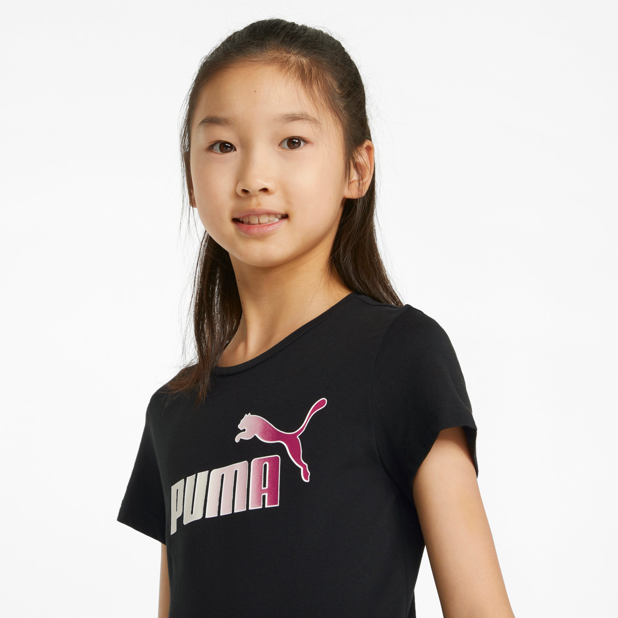 Girls Essential Logo Short Sleeve T-Shirt