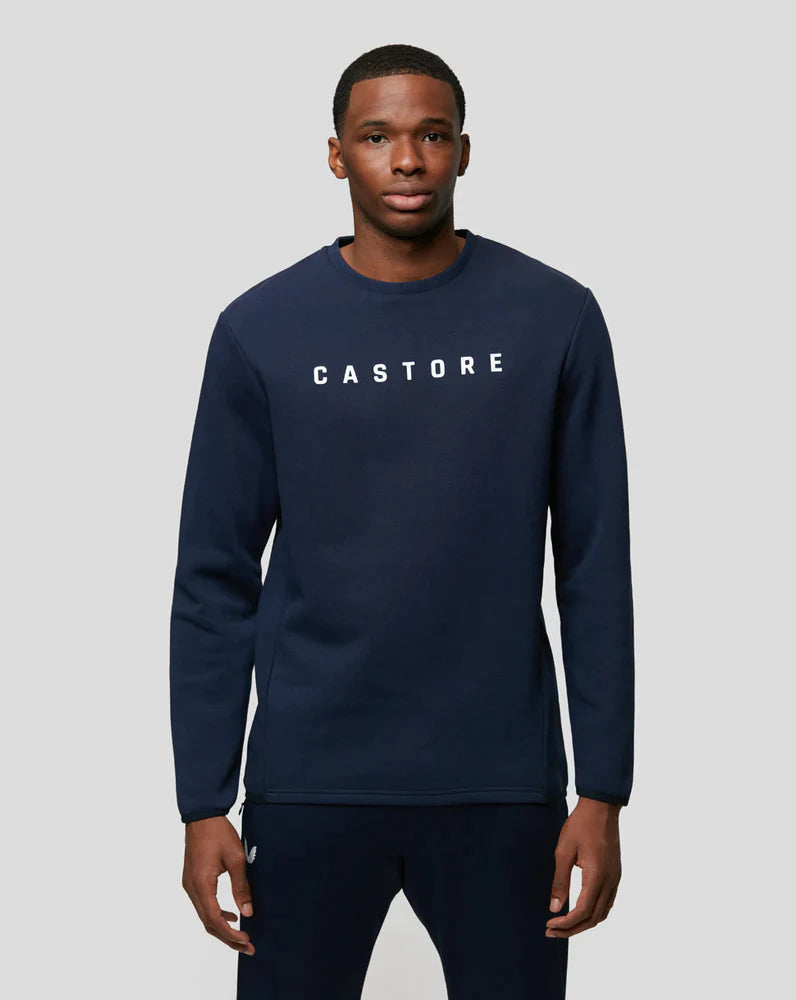Mens Peacoat Pro Tek Fleece Sweatshirt