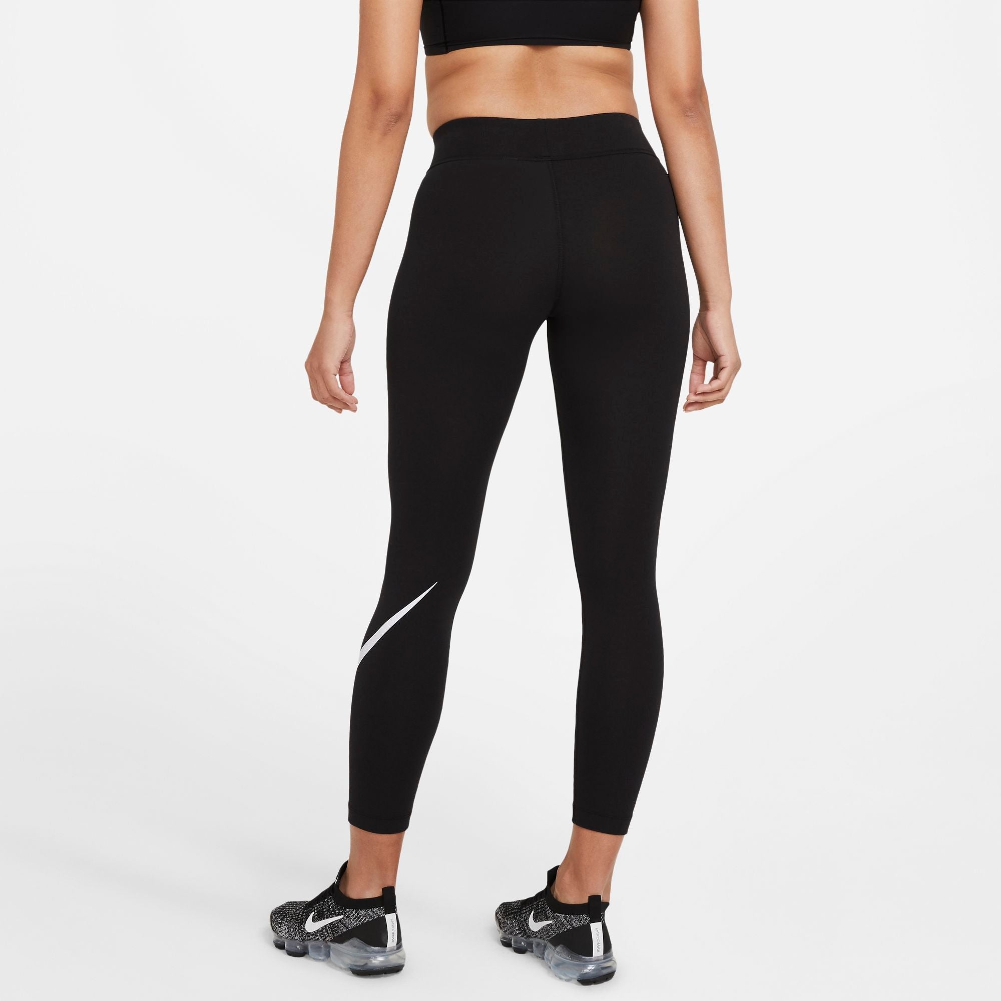 Womens Mid Rise Swoosh Logo Tight