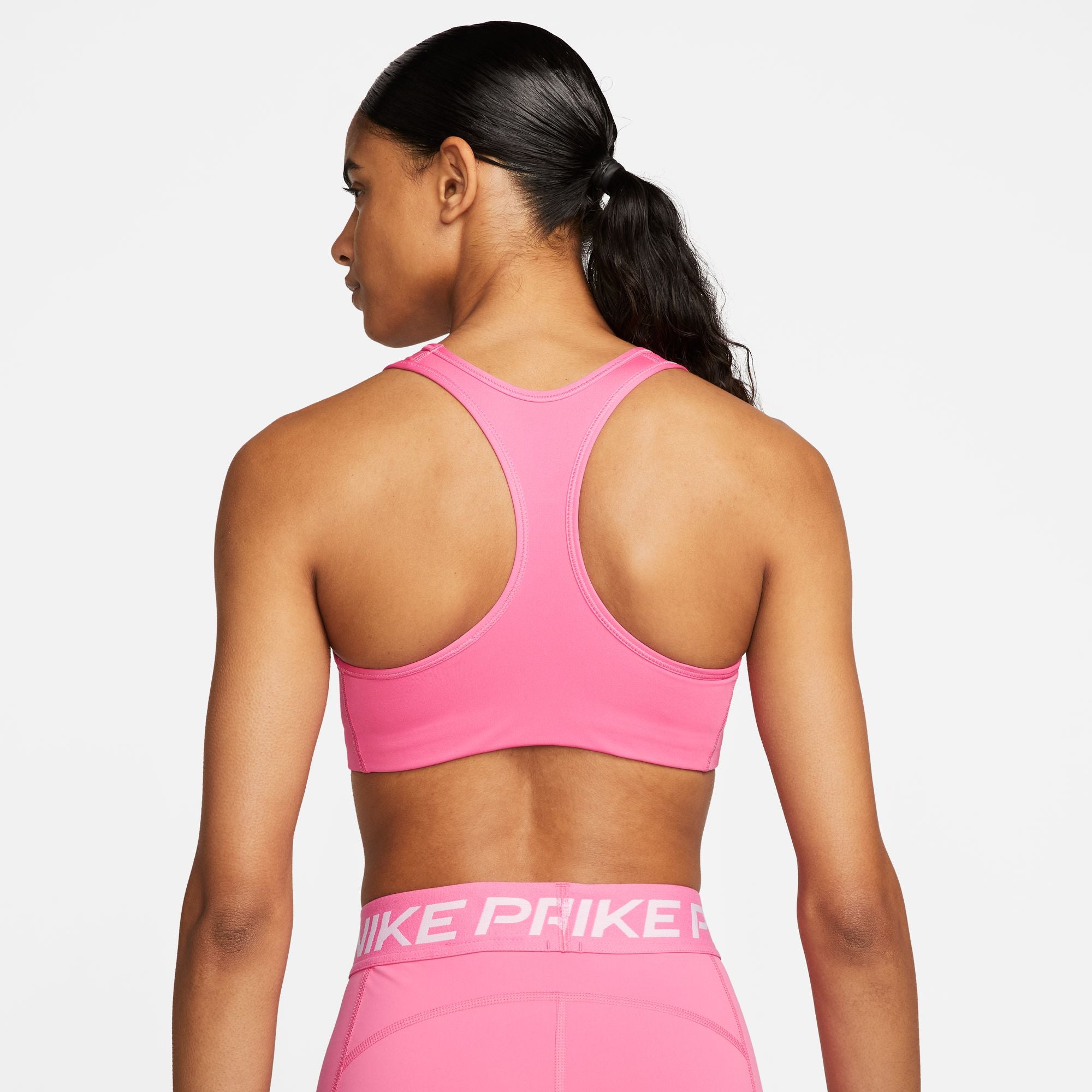 Womens Dri-Fit Swoosh Logo Medium Impact Sports Bra