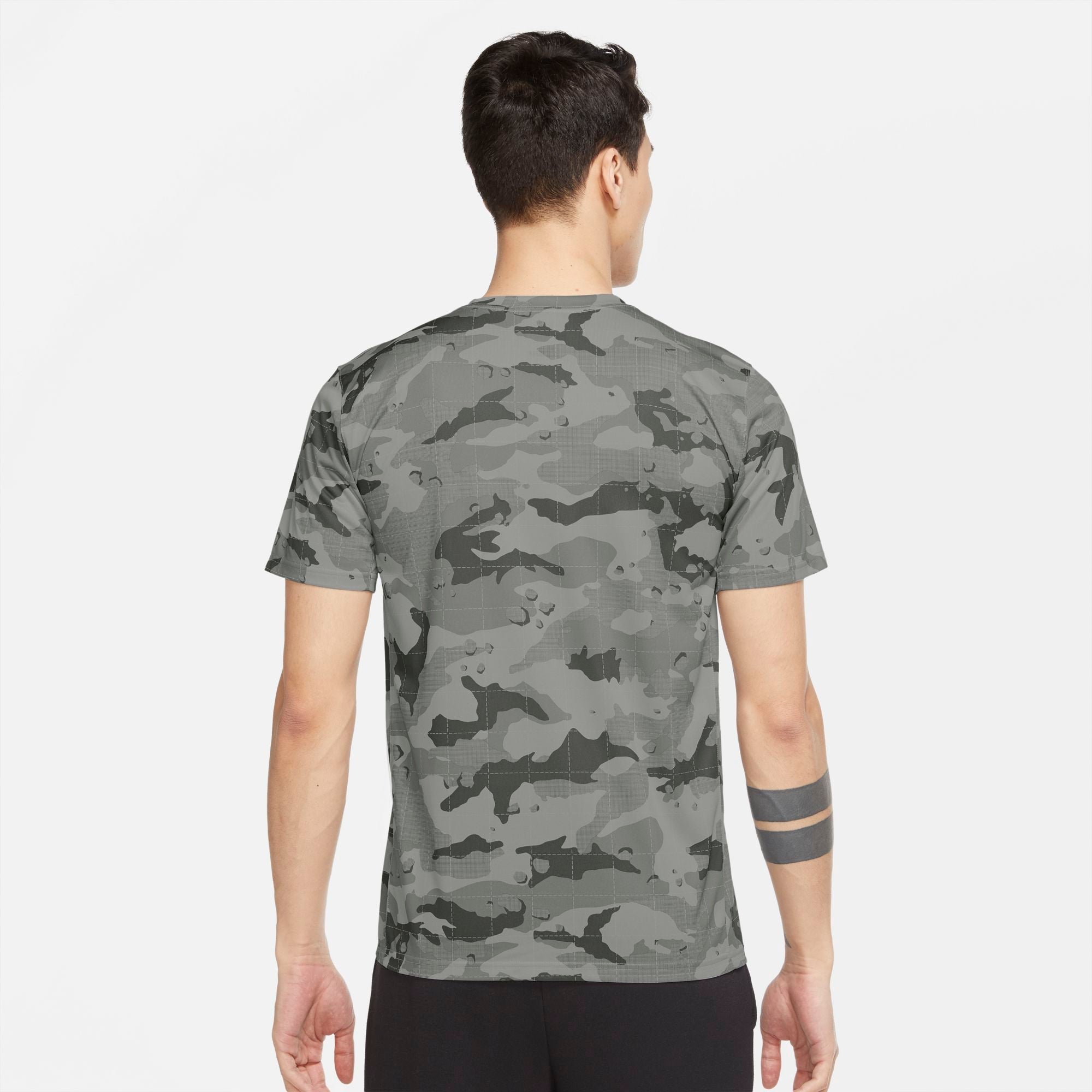 Mens Dri-Fit Camo Printed Short Sleeve T-Shirt