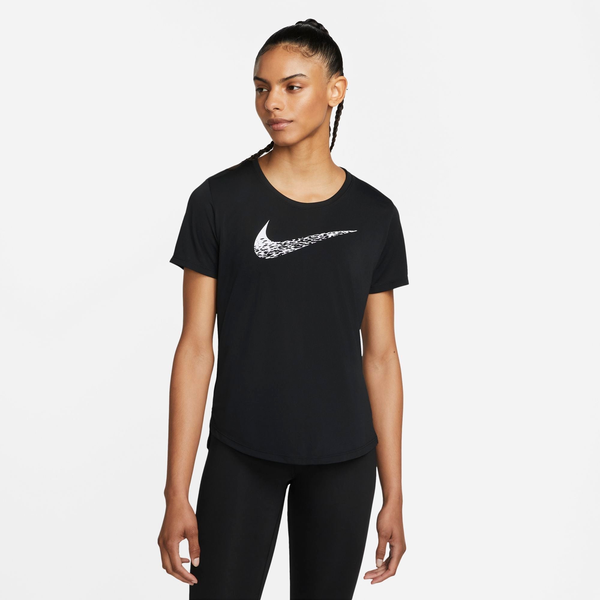 Womens Running Swoosh Short Sleeve T-Shirt