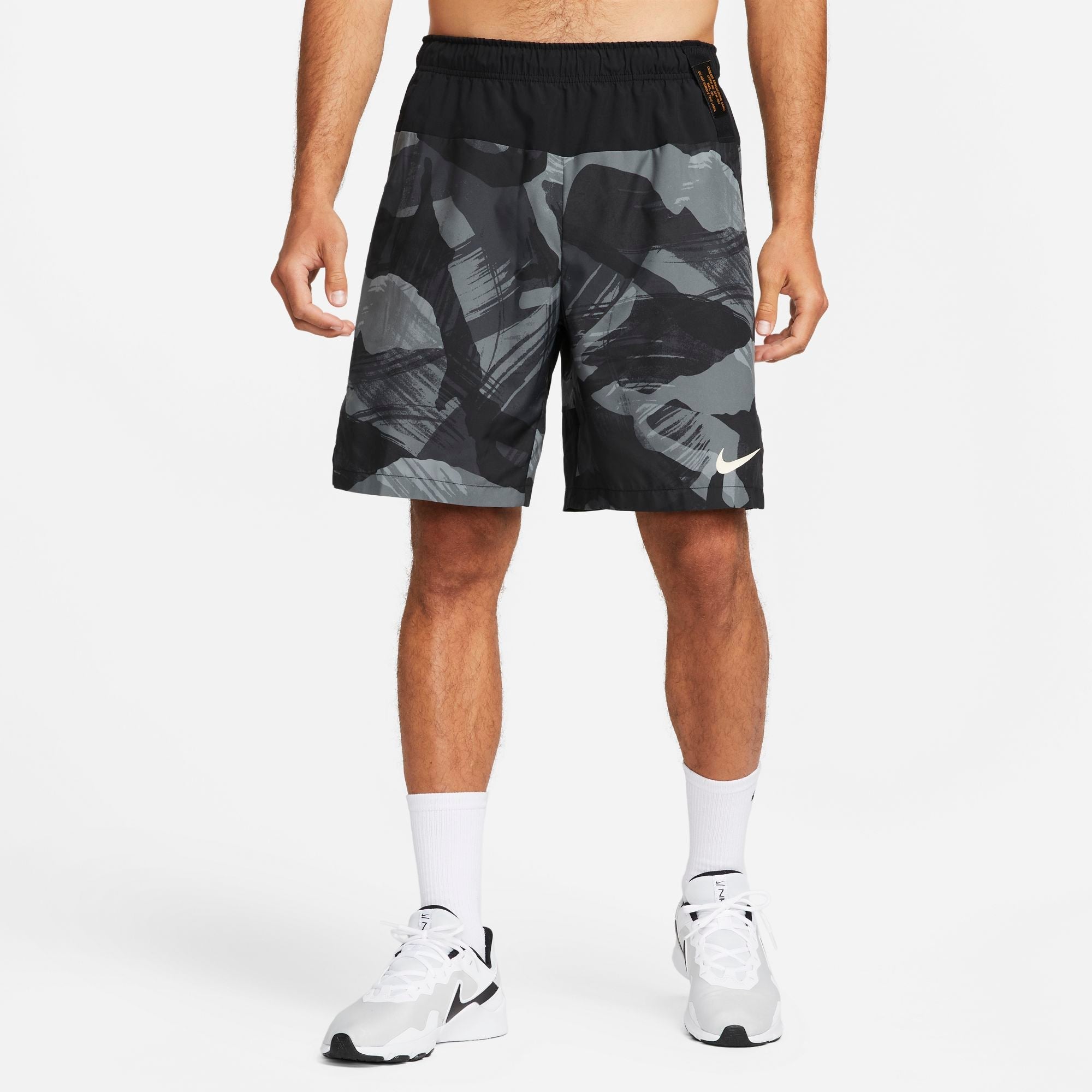 Mens Dri-Fit Flex Woven 9 Inch Camo Short