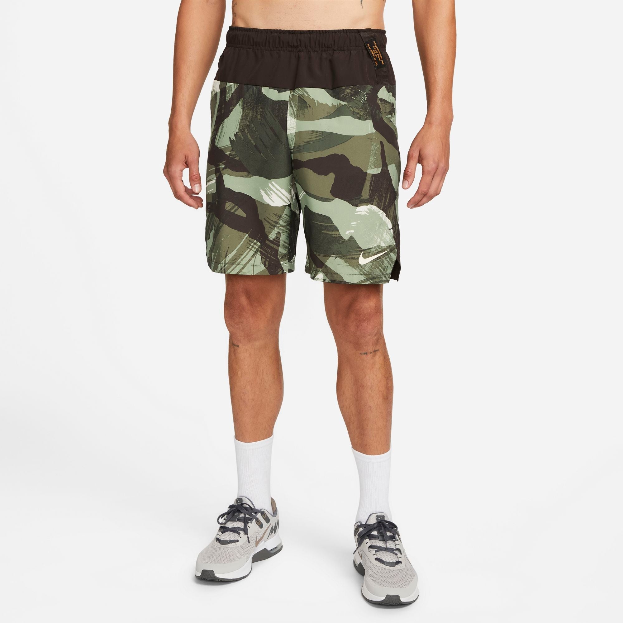 Mens Dri-Fit Flex Woven 9 Inch Camo Short