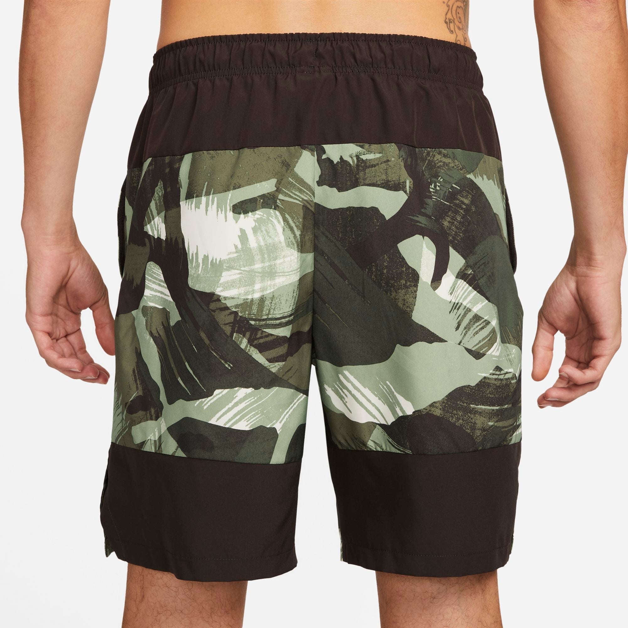 Mens Dri-Fit Flex Woven 9 Inch Camo Short