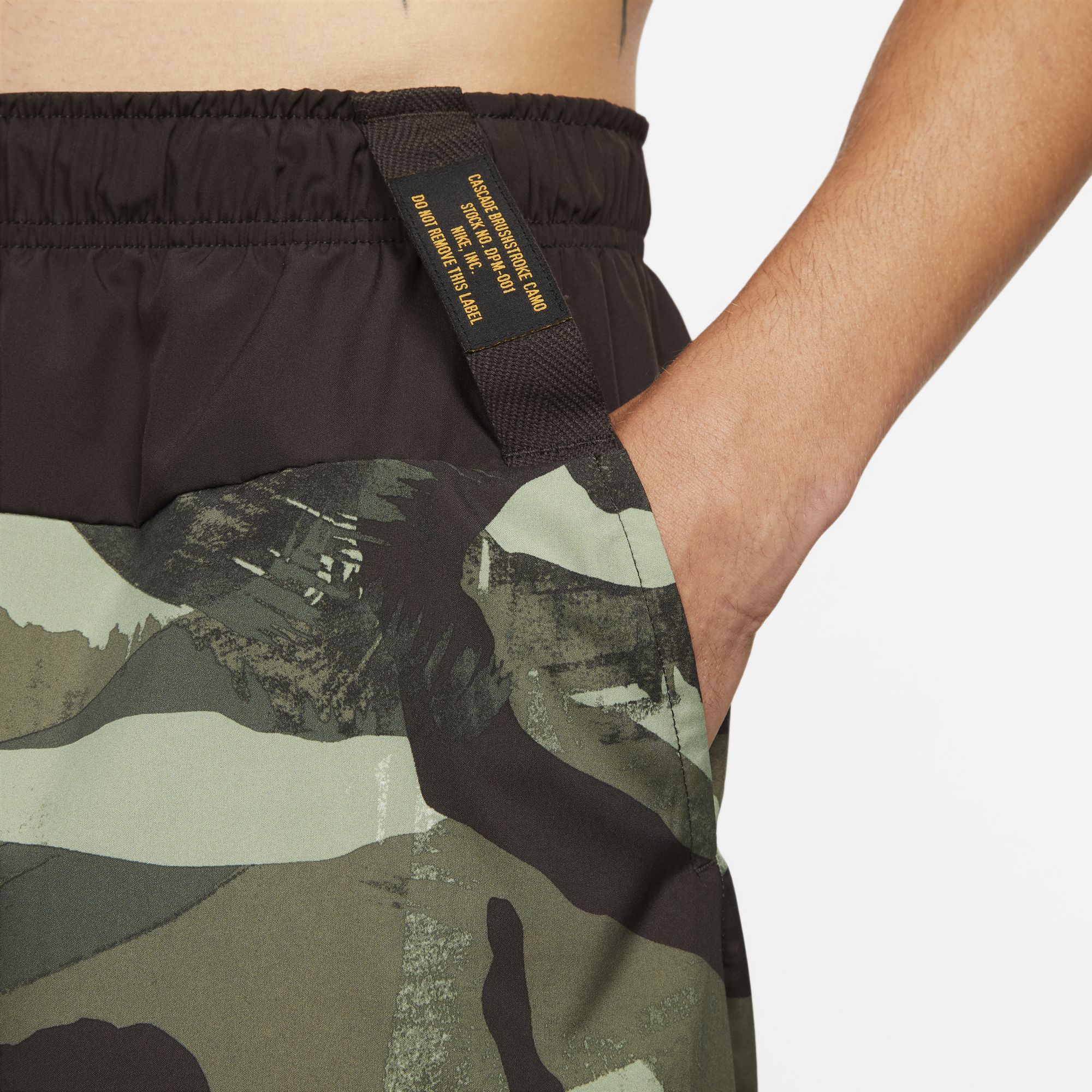 Mens Dri-Fit Flex Woven 9 Inch Camo Short