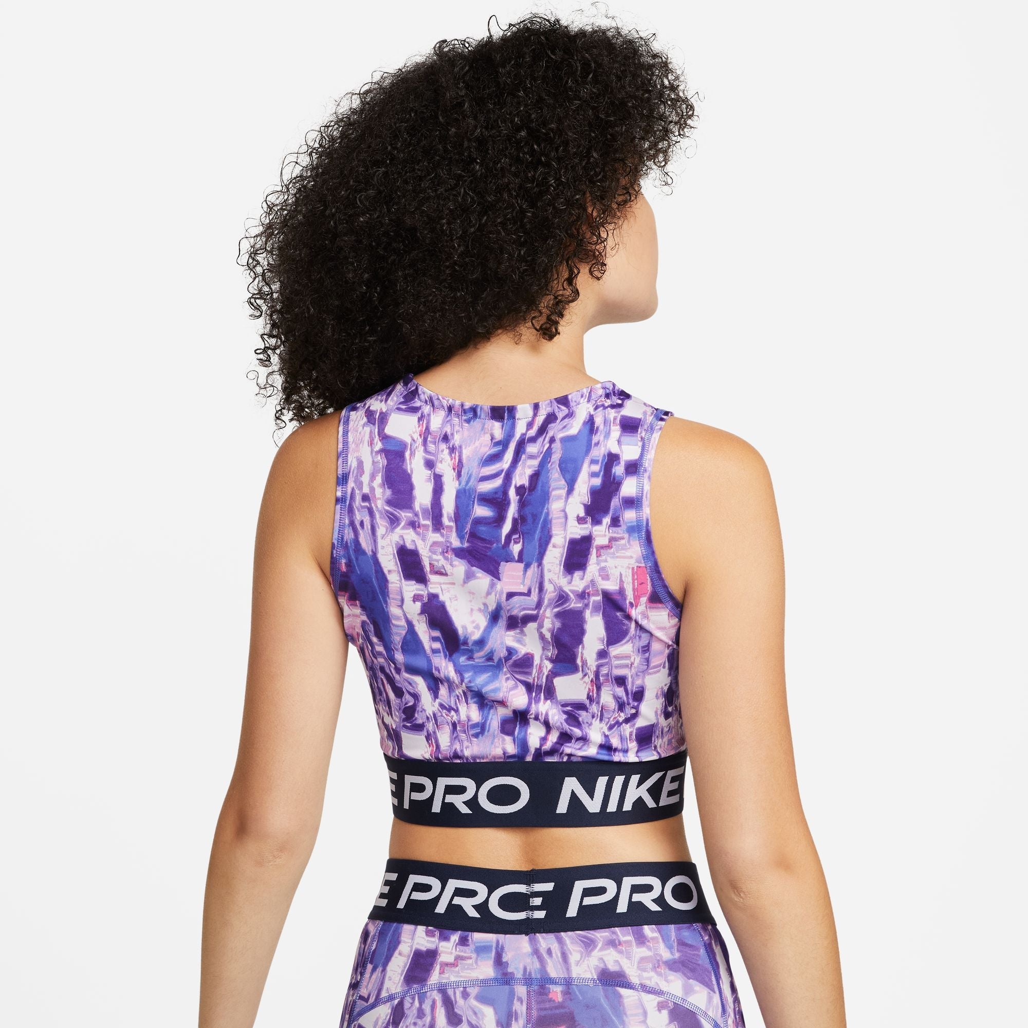 Womens Dri-Fit Pro Branded All Over Print Slim Tank