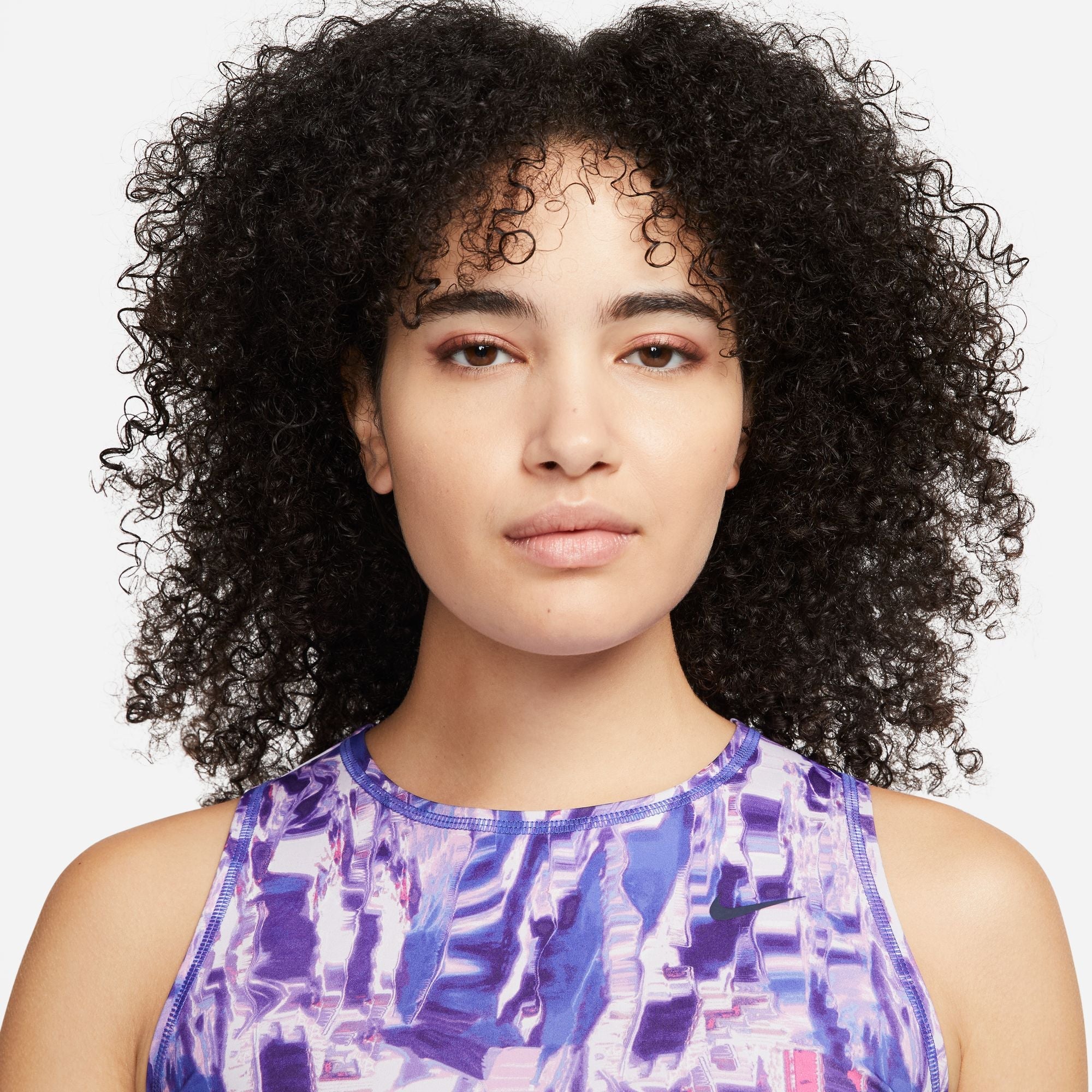Womens Dri-Fit Pro Branded All Over Print Slim Tank