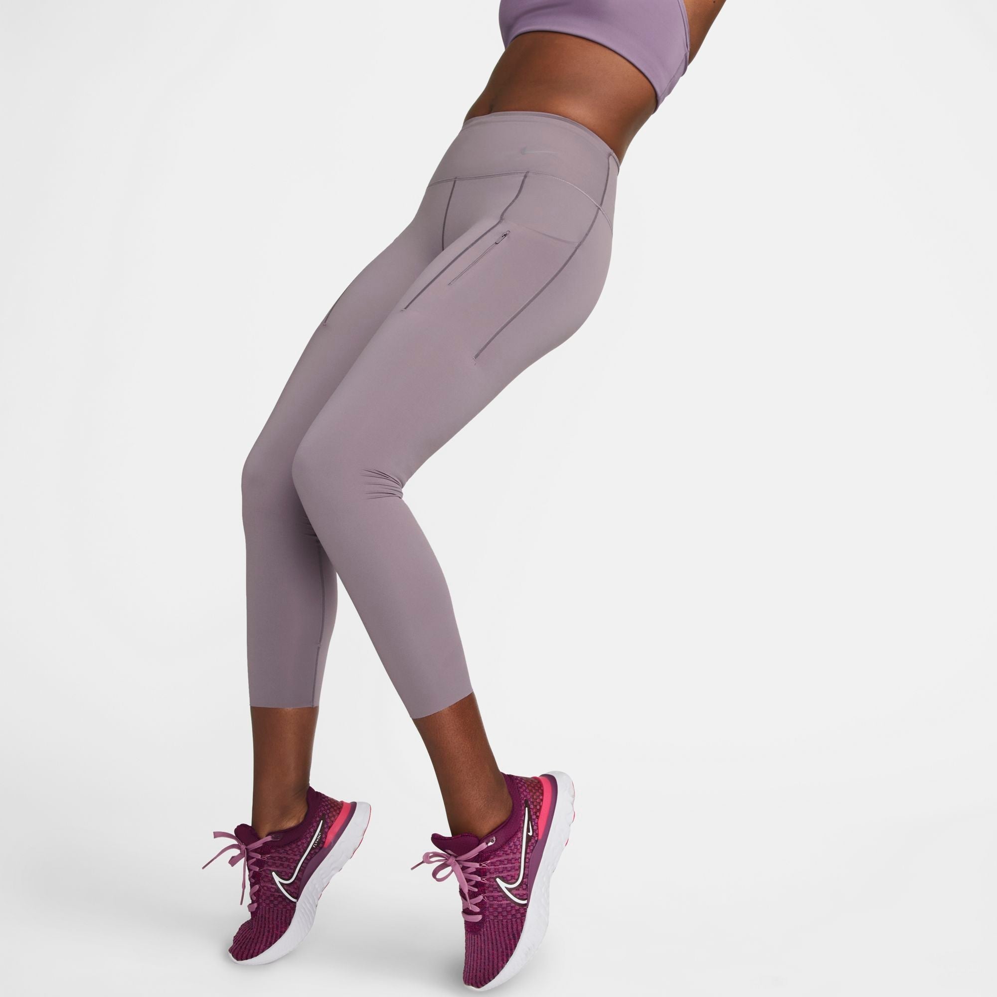 Womens Running Dri-Fit Mid Rise Tight