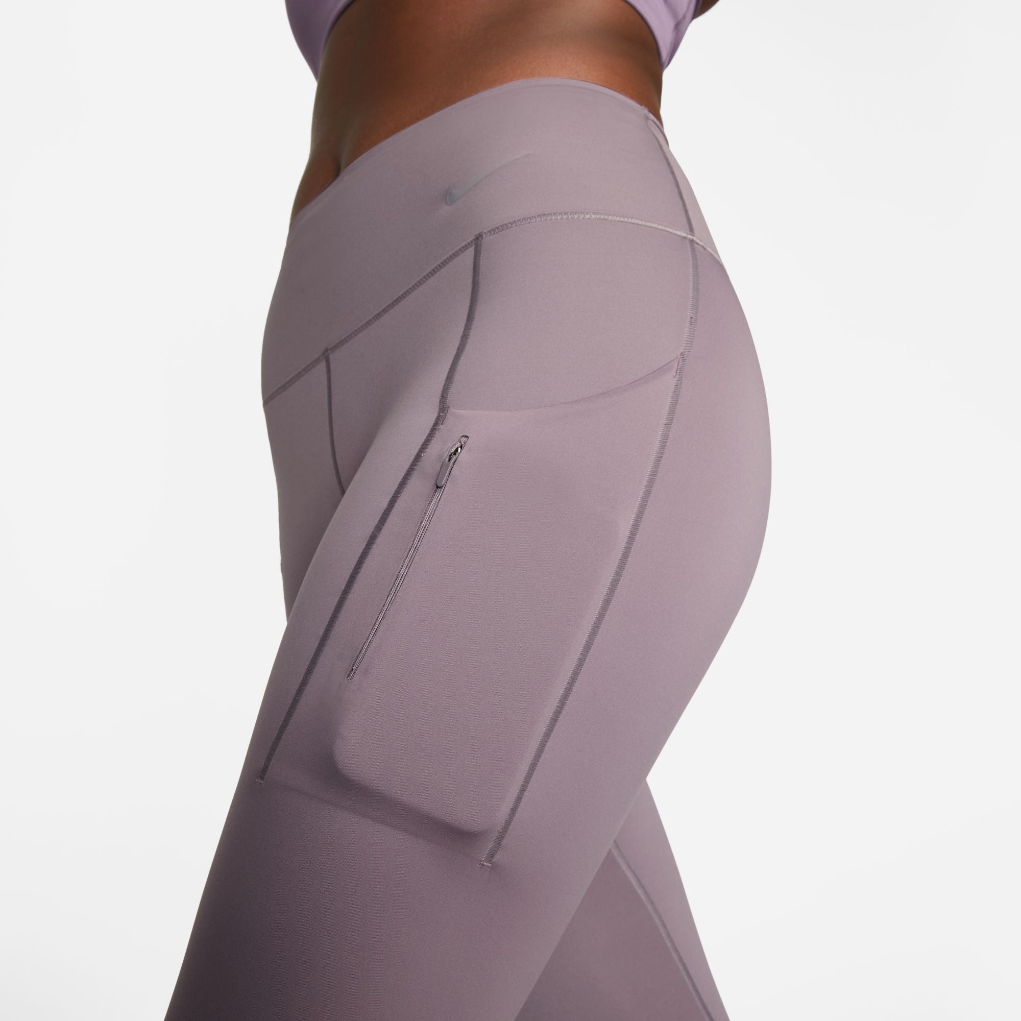 Womens Running Dri-Fit Mid Rise Tight