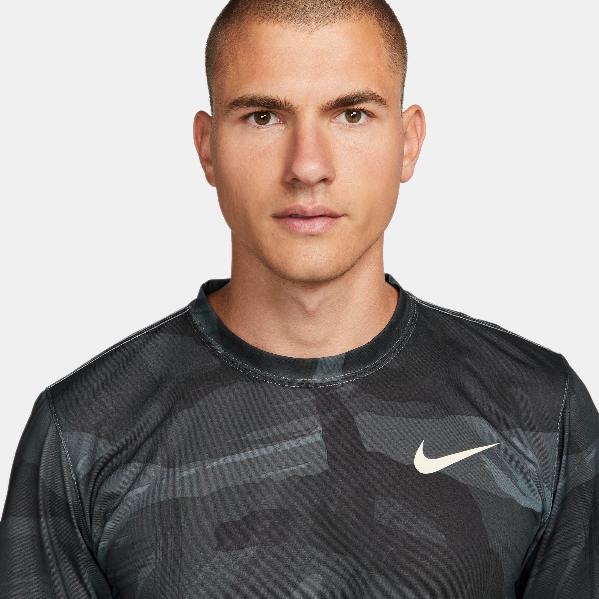 Mens Dri-Fit Legend Camo Printed Short Sleeve T-Shirt