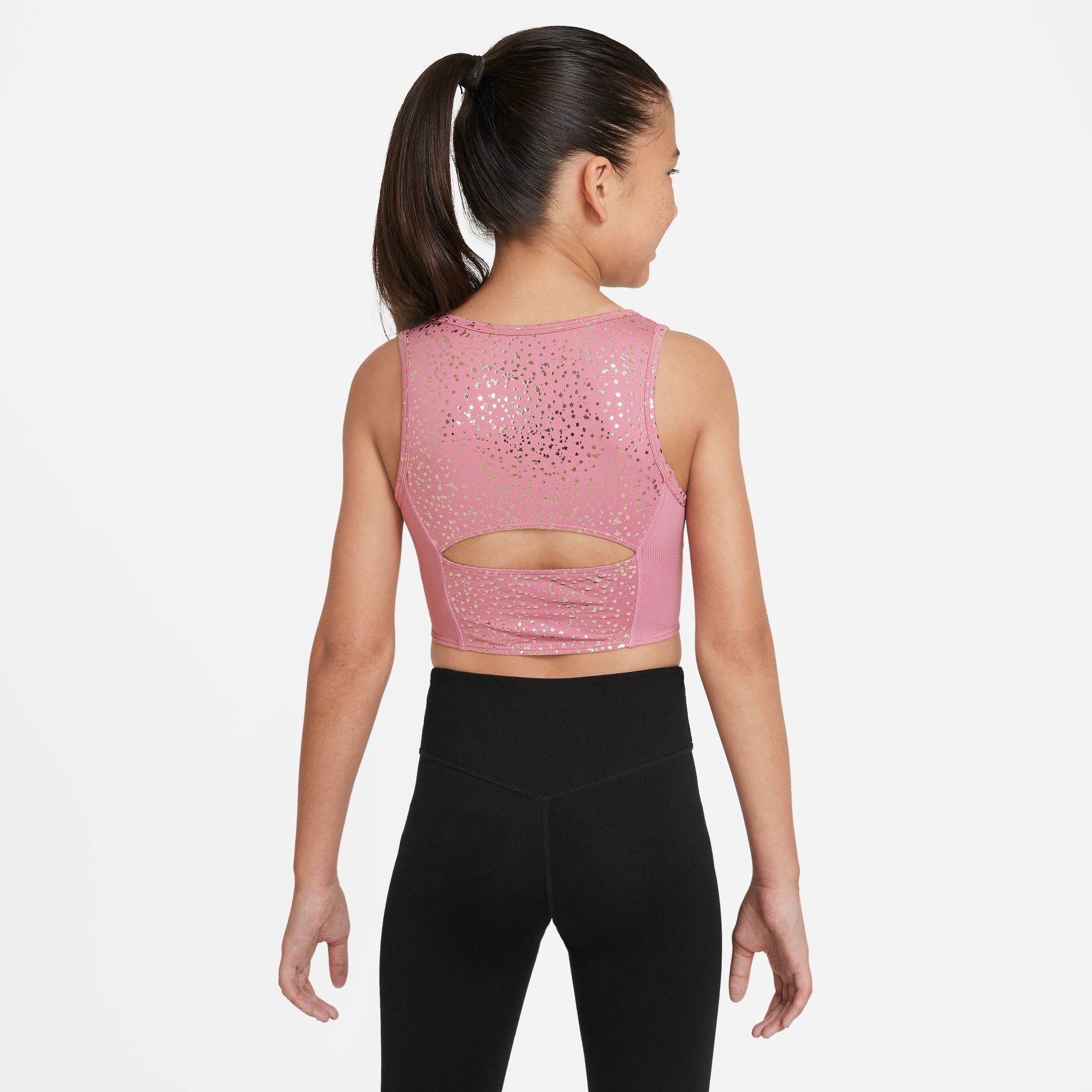 Girls Performance Dri Fit Fitted Crop Tank