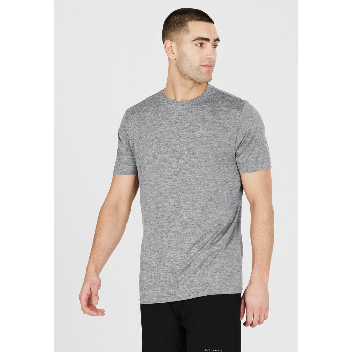 Mens Melange Short Sleeve T-Shirt