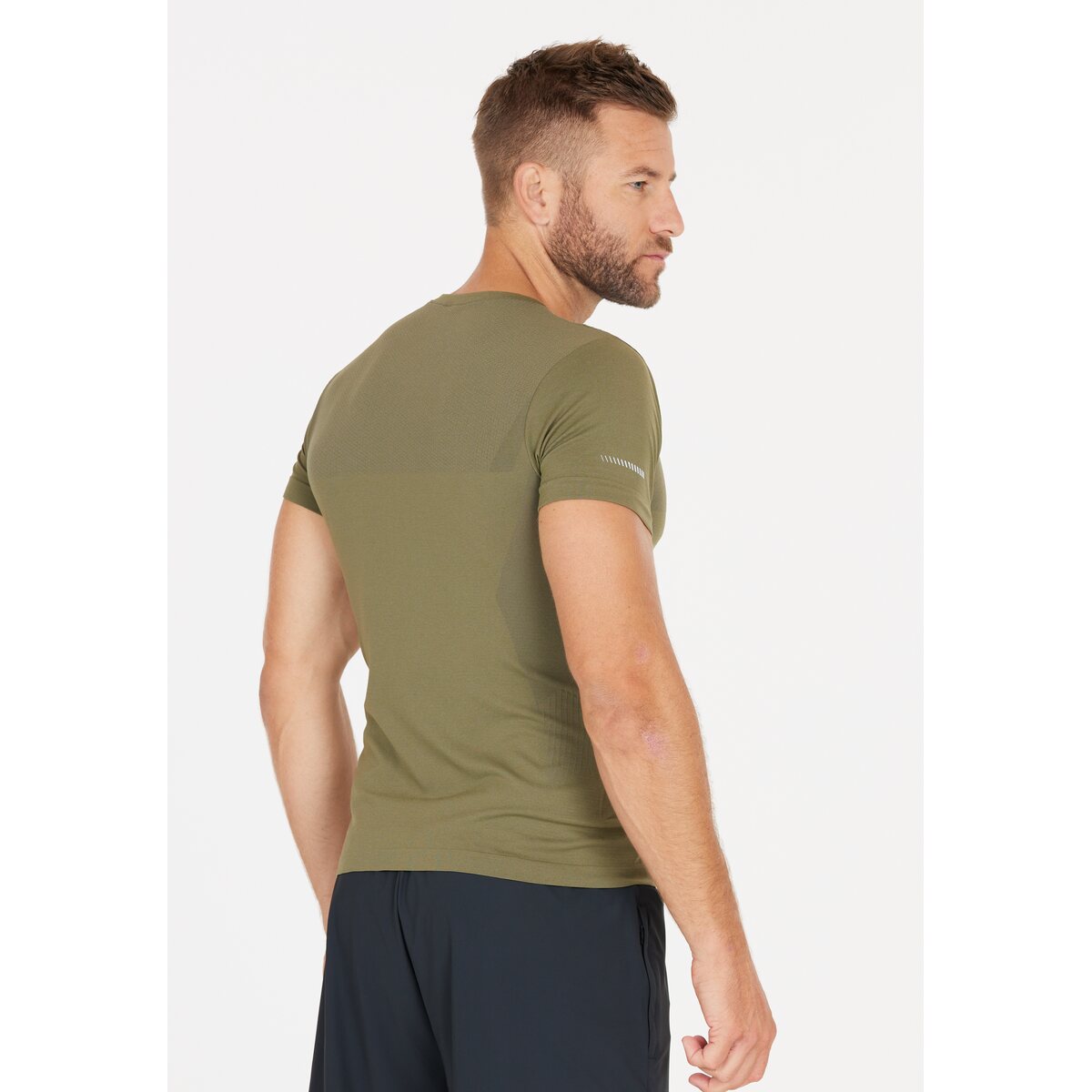 Mens Jaro Melange Seamless Short Sleeve T-Shirt