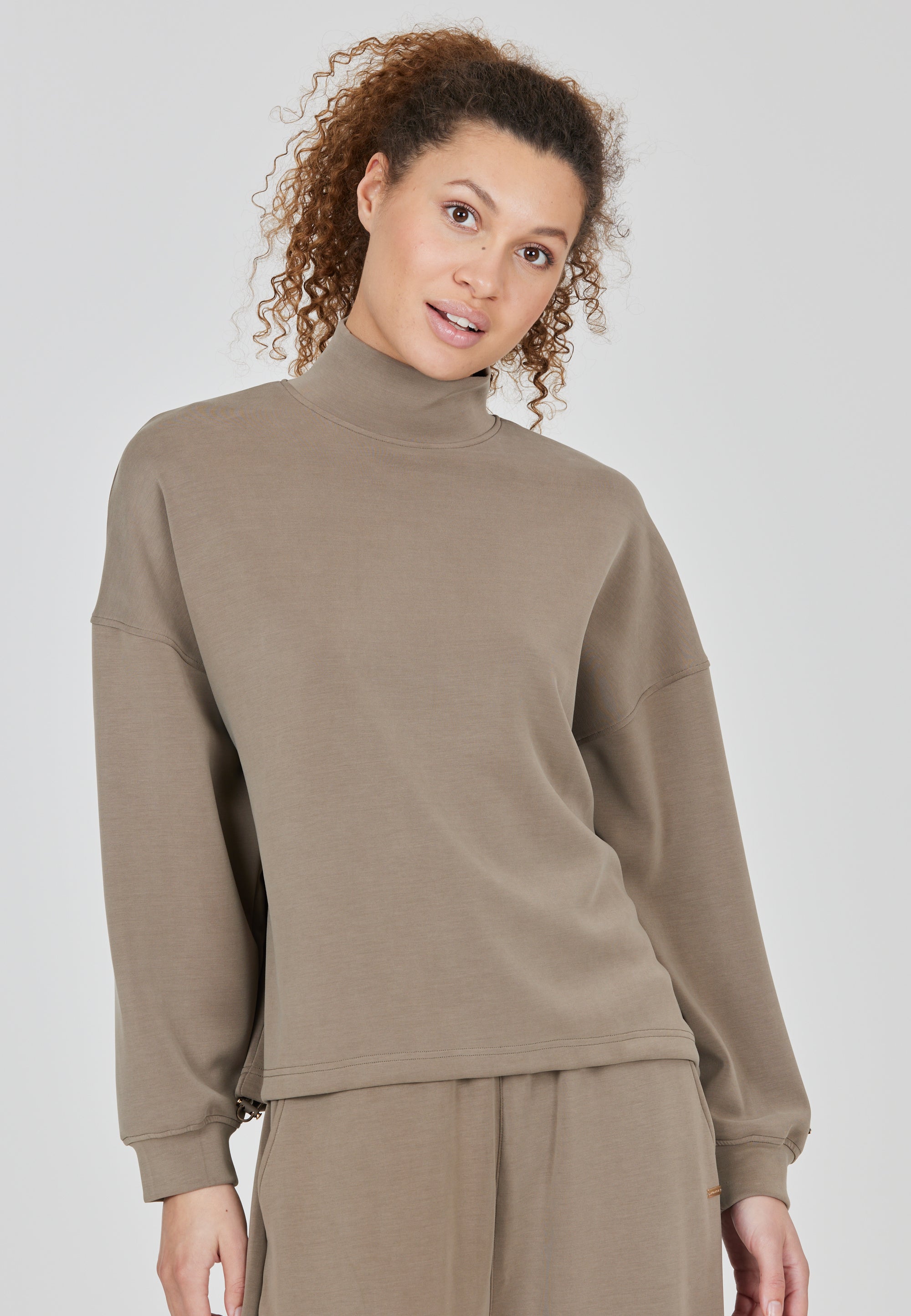 Womens Paris Mockneck Sweatshirt