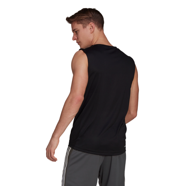 Mens Aeroready Designed 2 Move 3 Stripes Tank