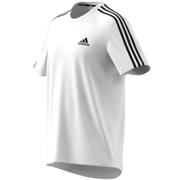 Mens Aeroready Designed To Move Sport 3-Stripes Short Sleeve T-Shirt