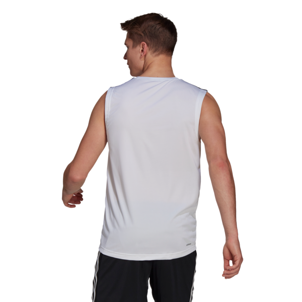 Mens Aeroready Designed 2 Move 3 Stripes Tank