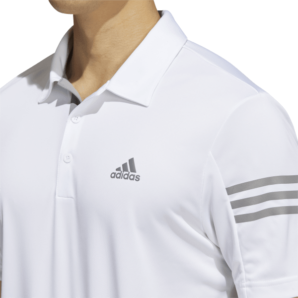 Mens 3 Stripe Golf Polo Shirt