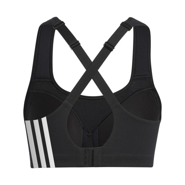 Womens 3 Stripes High Impact Sports Bra