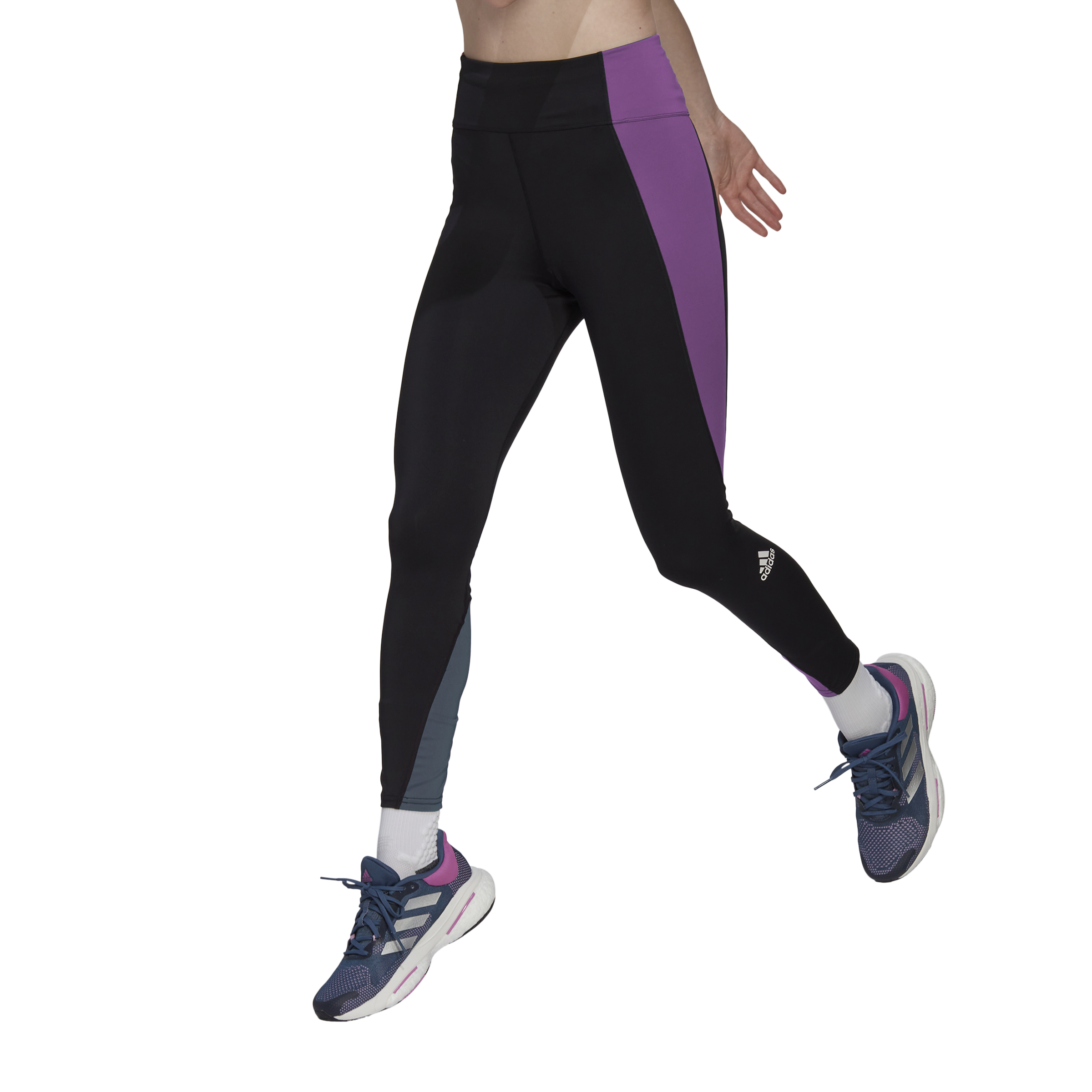 Womens Running Coloblock 7/8 Tight