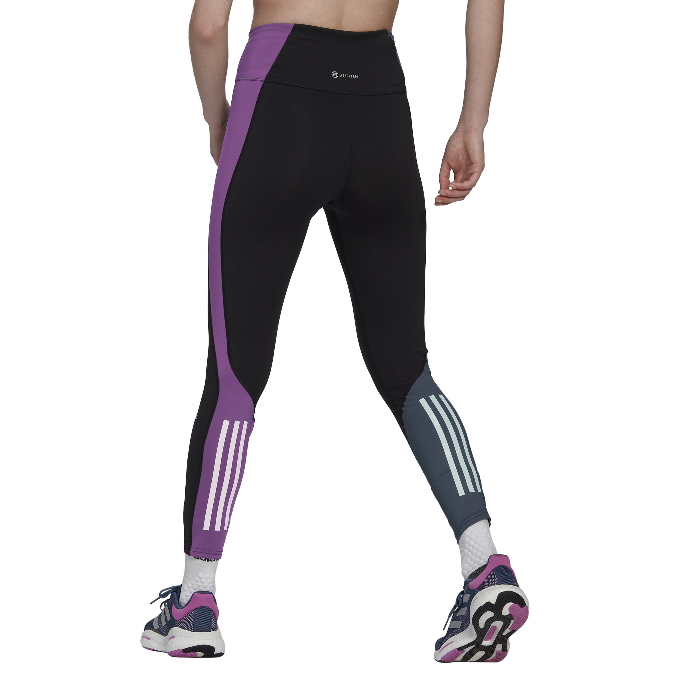 Womens Running Coloblock 7/8 Tight