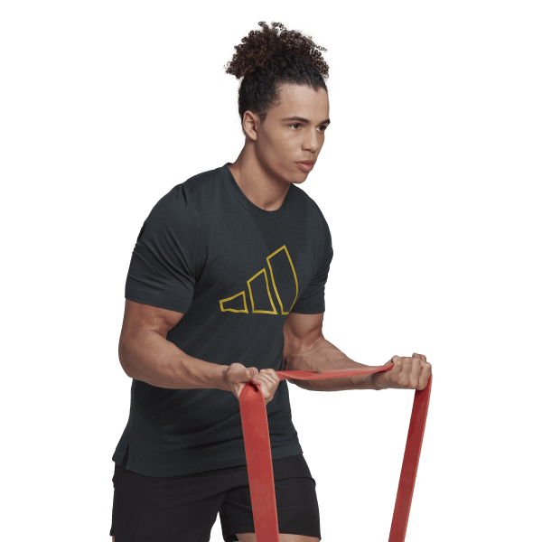 Mens Train Icon 3-Bar Short Sleeve T-Shirt