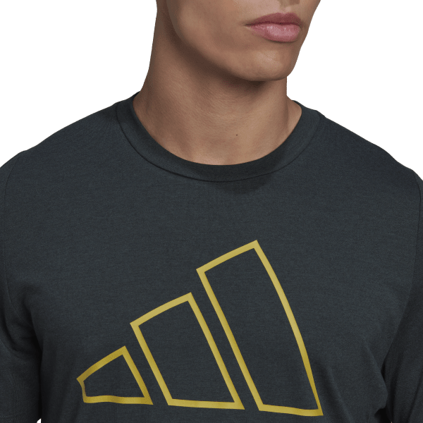 Mens Train Icon 3-Bar Short Sleeve T-Shirt