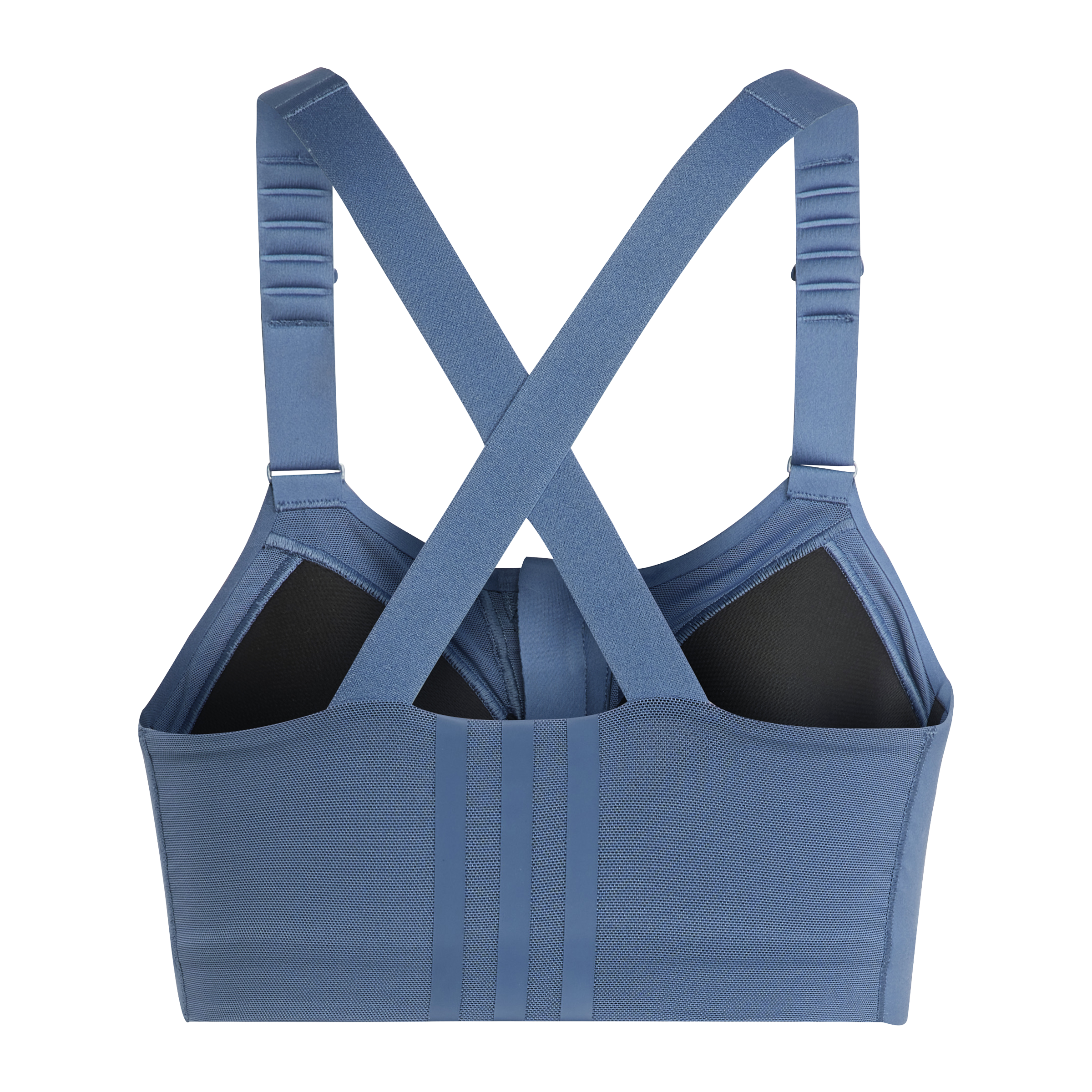 Womens Luxe Zipped High Impact Sports Bra