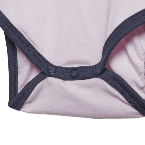 Girls 3-Stripes Onesie with Bib