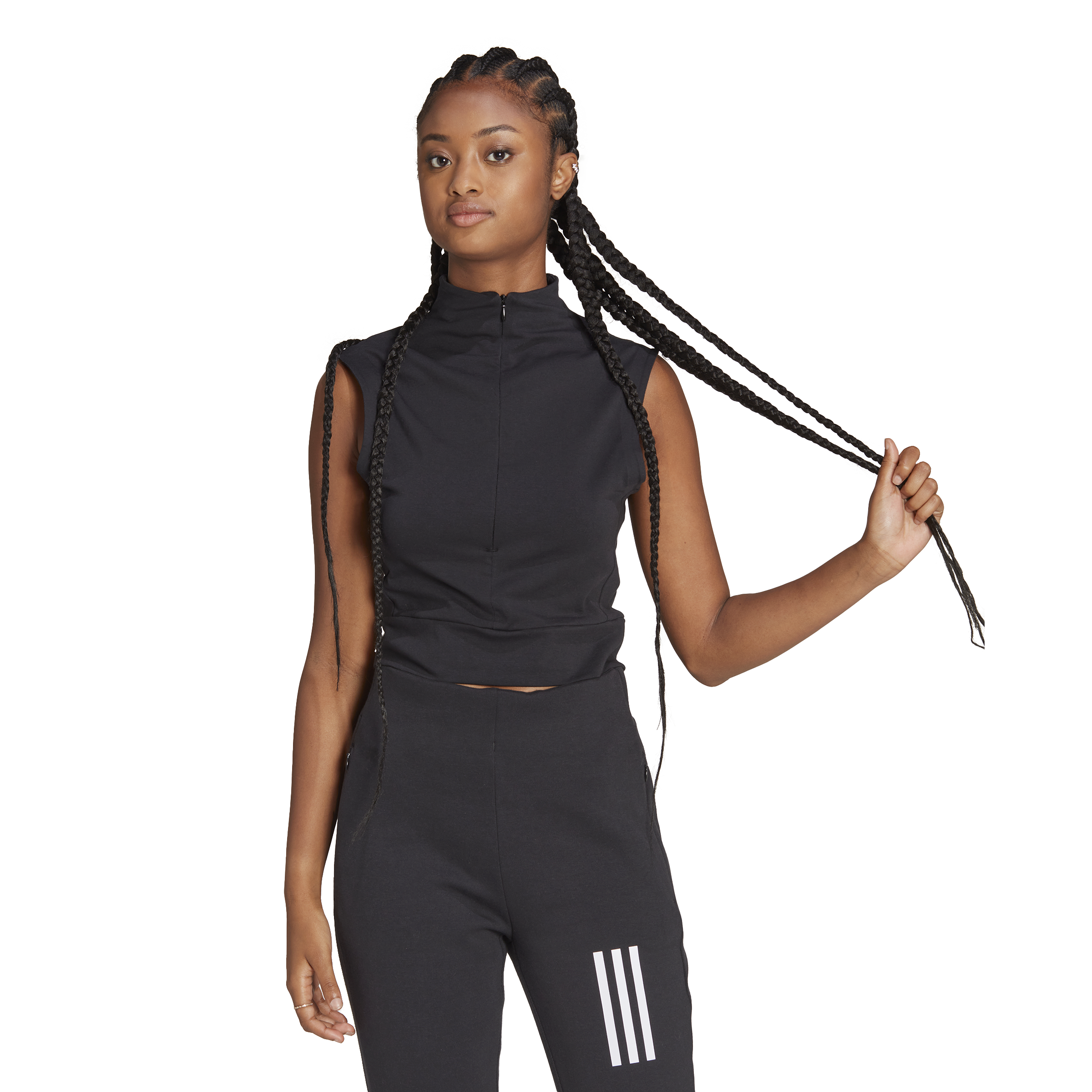 Womens Graphic Logo Crop Tank