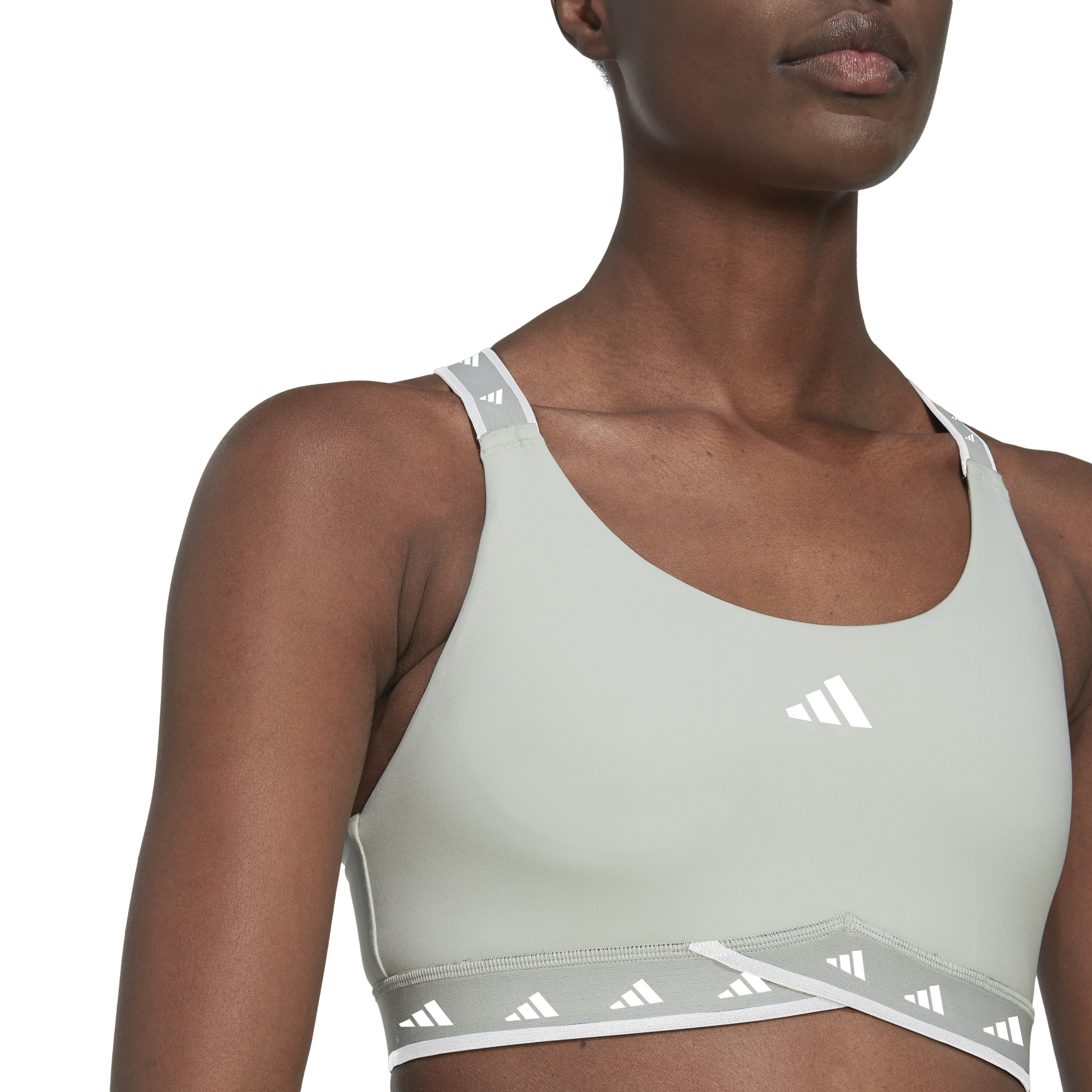 Womens Powerimpact Techfit Medium Impact Sports Bra
