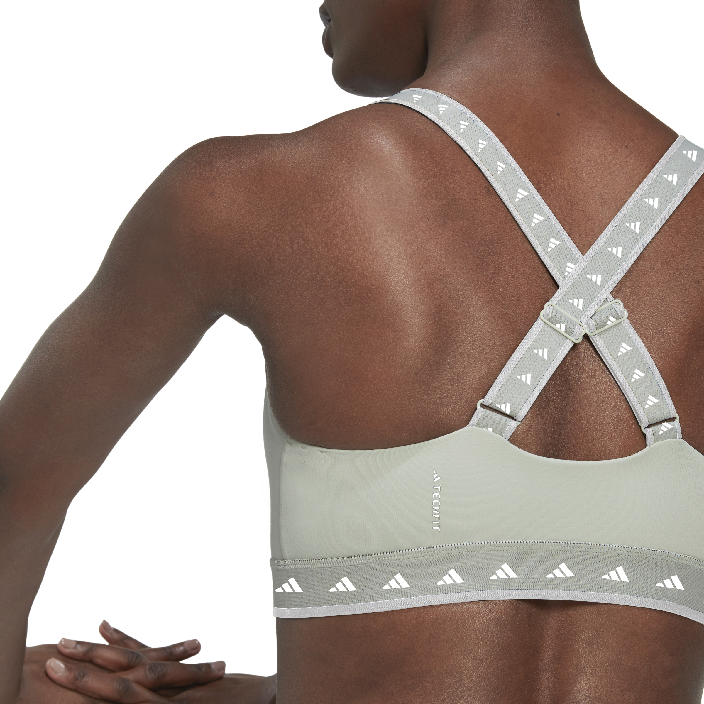 Womens Powerimpact Techfit Medium Impact Sports Bra