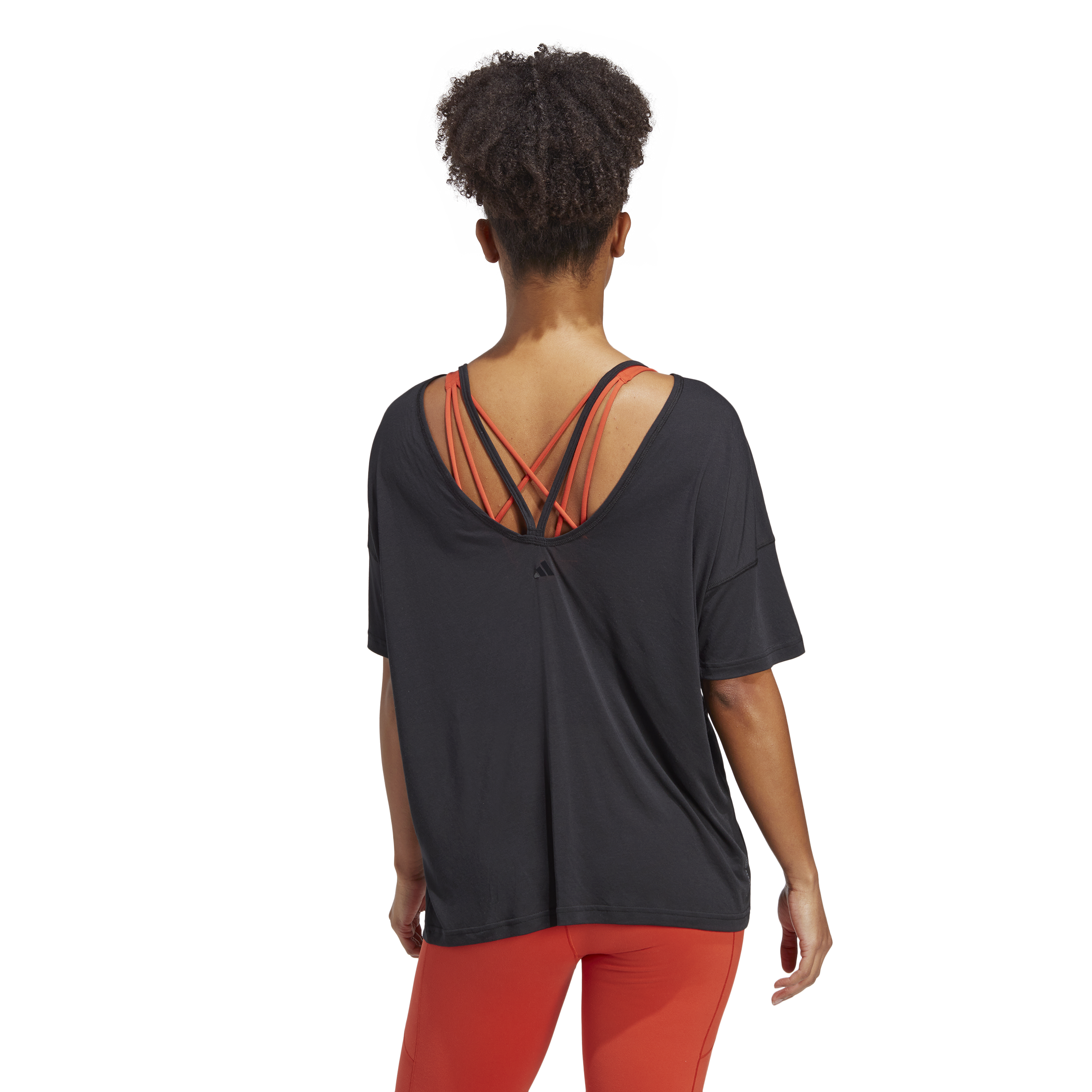 Womens Yoga Oversized Short Sleeve T-Shirt