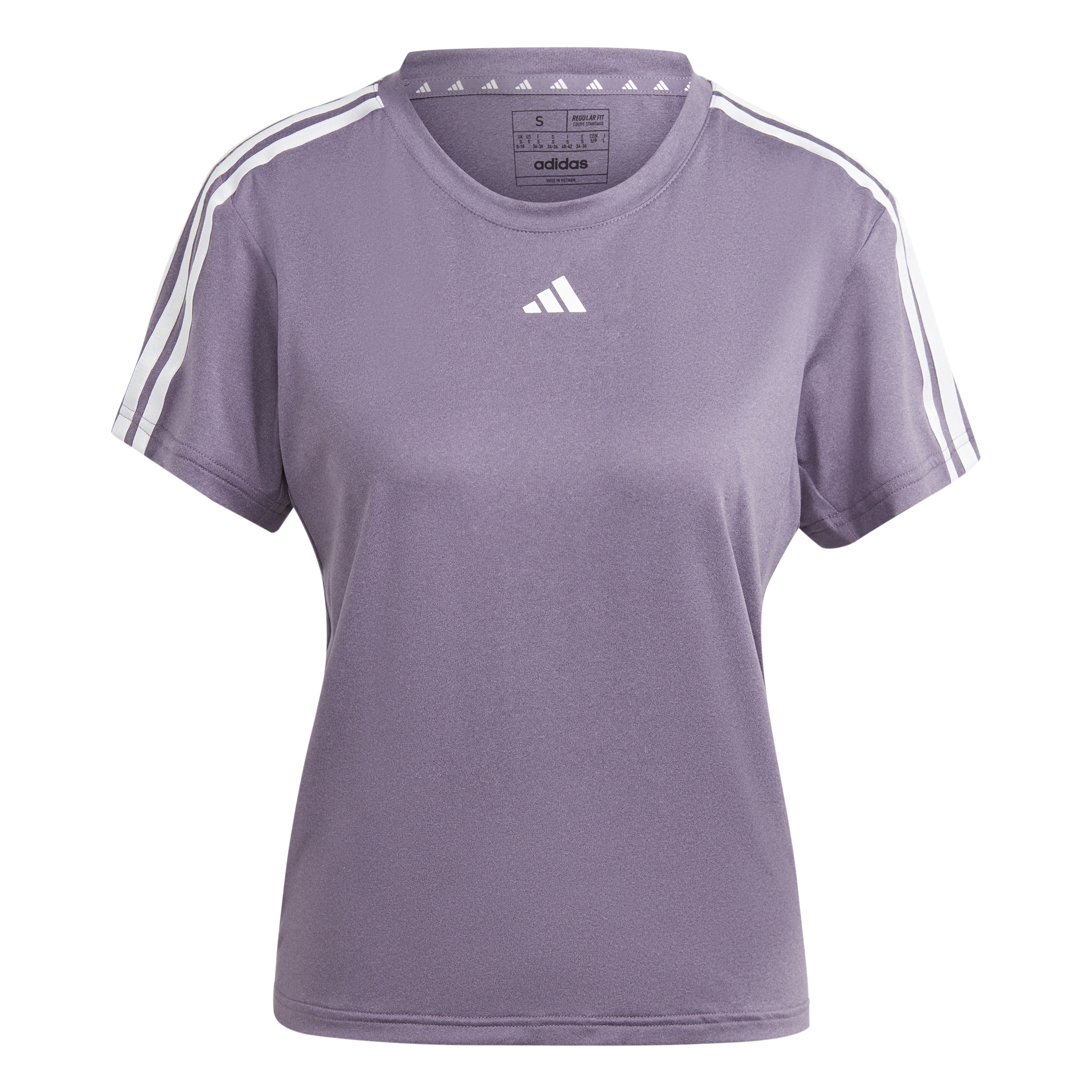Womens Train Essential 3 Stripes Short Sleeve T-Shirt