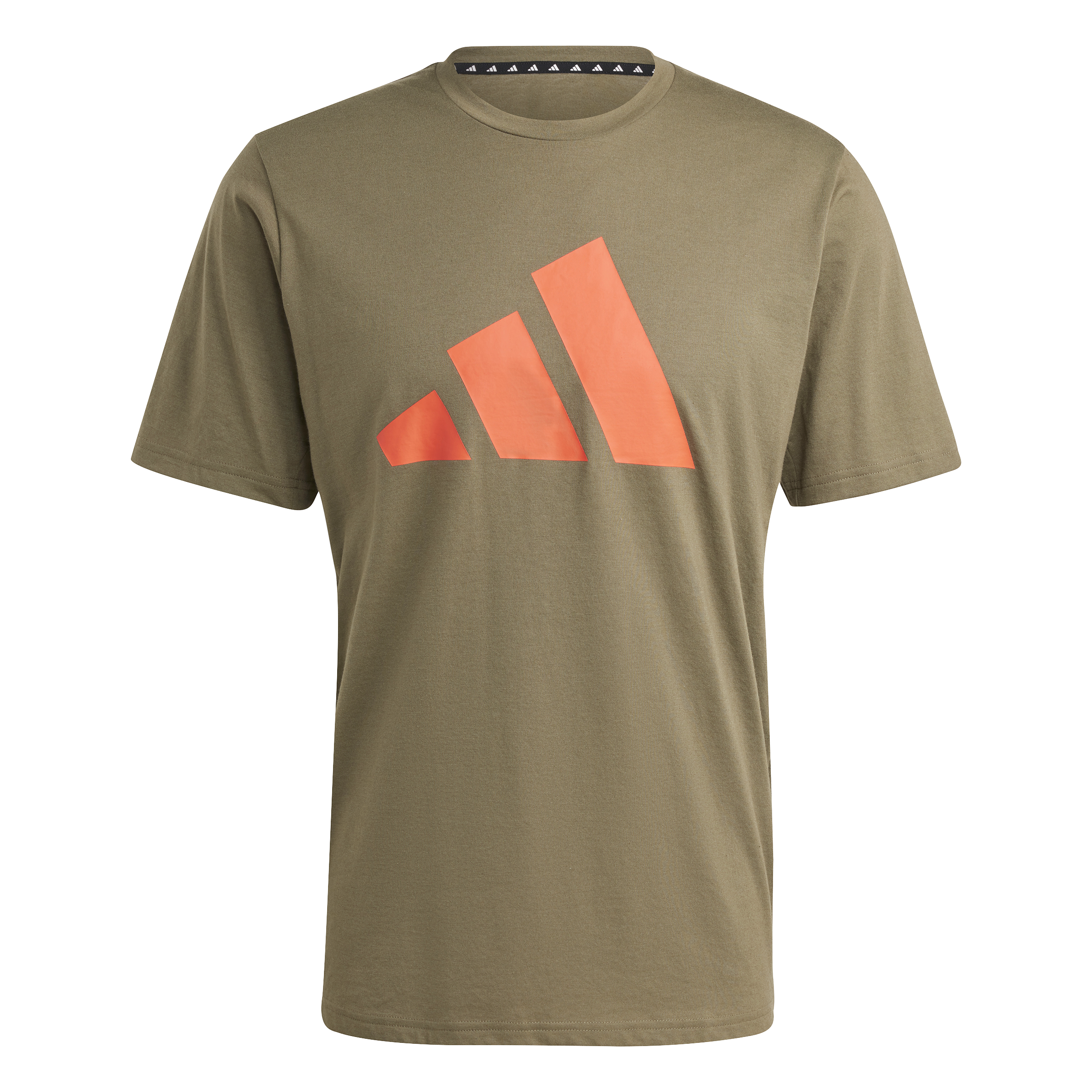 Mens 3 Bar Logo Short Sleeve T-Shirt