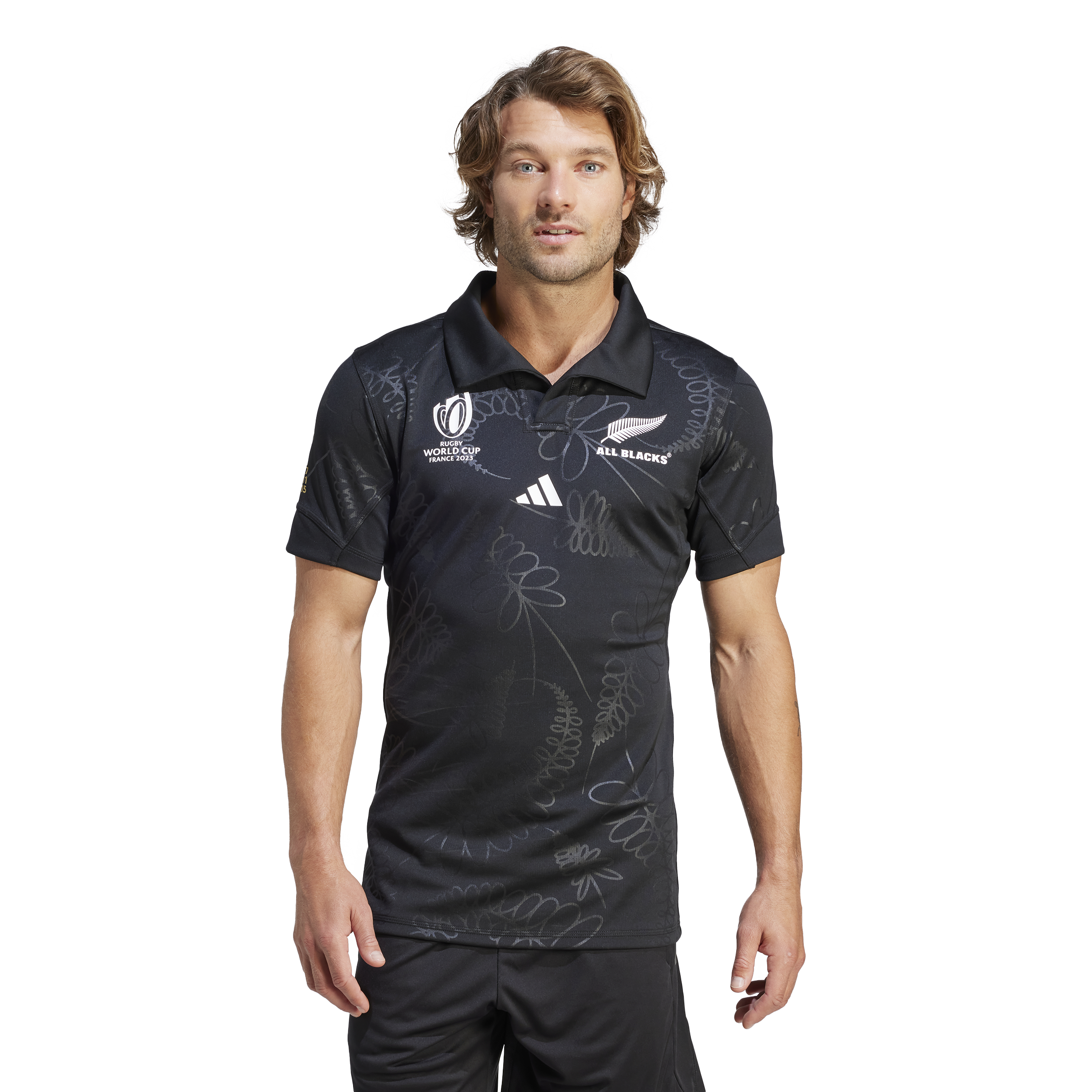 Mens New Zealand All Blacks Home Performance Replica Jersey