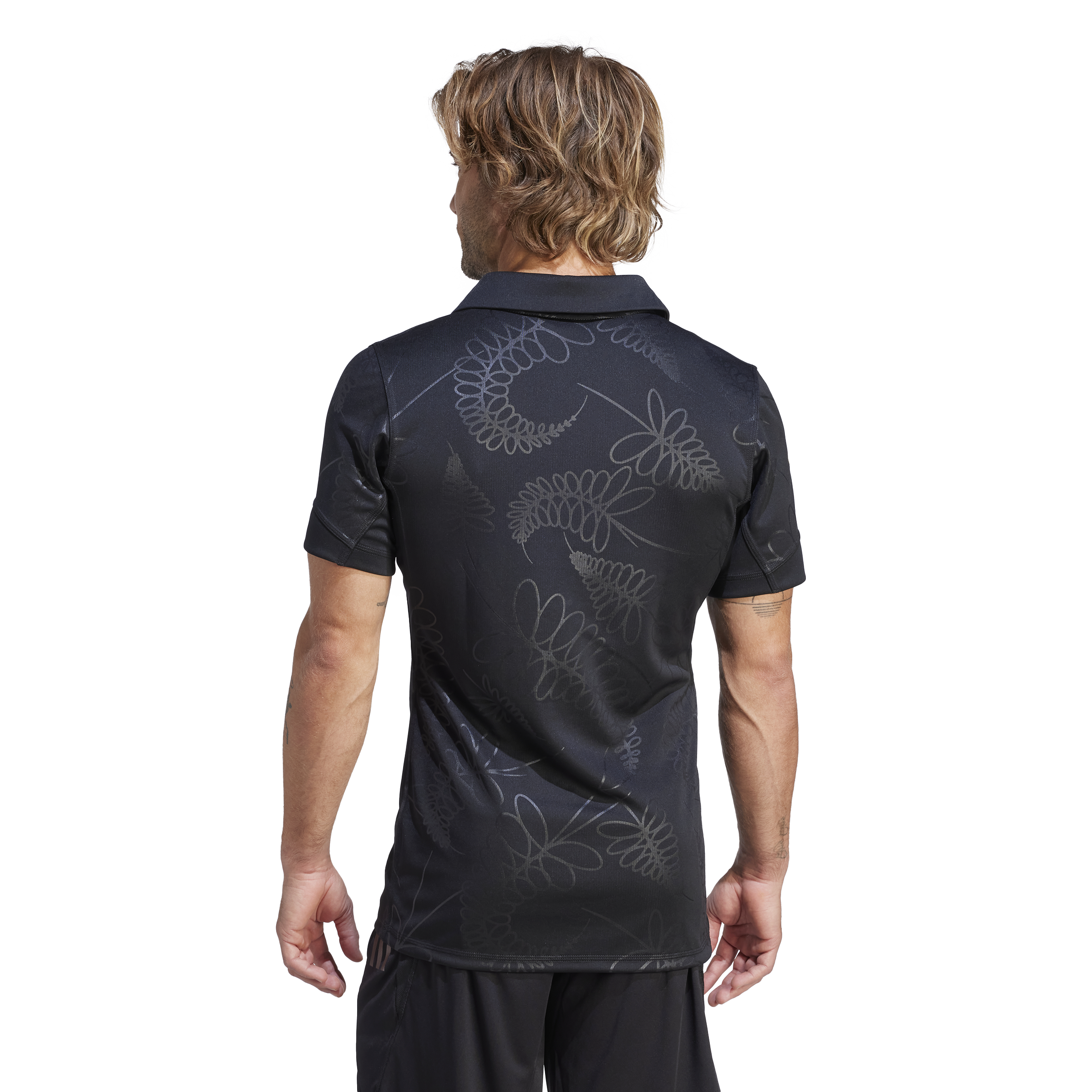 Mens New Zealand All Blacks Home Performance Replica Jersey
