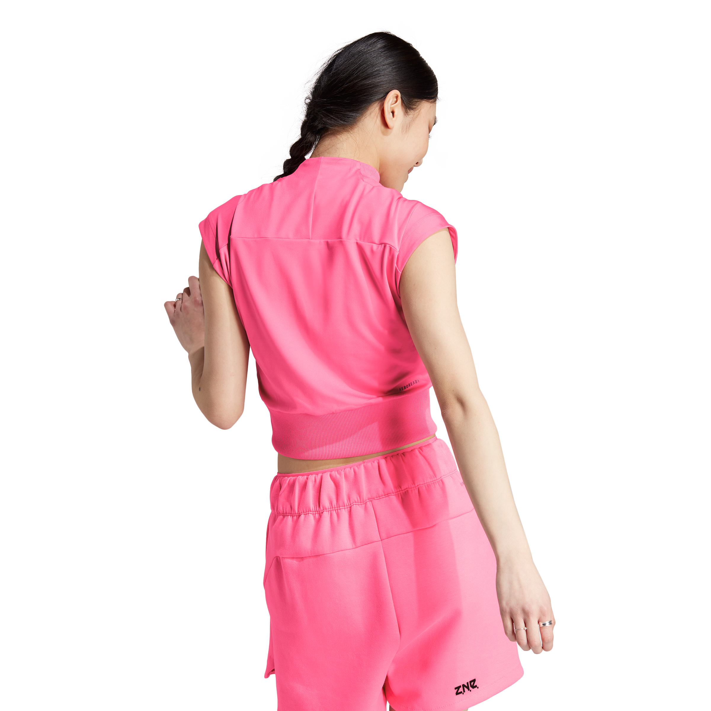 Womens ZNE Fitted Crop Short Sleeve T-Shirt