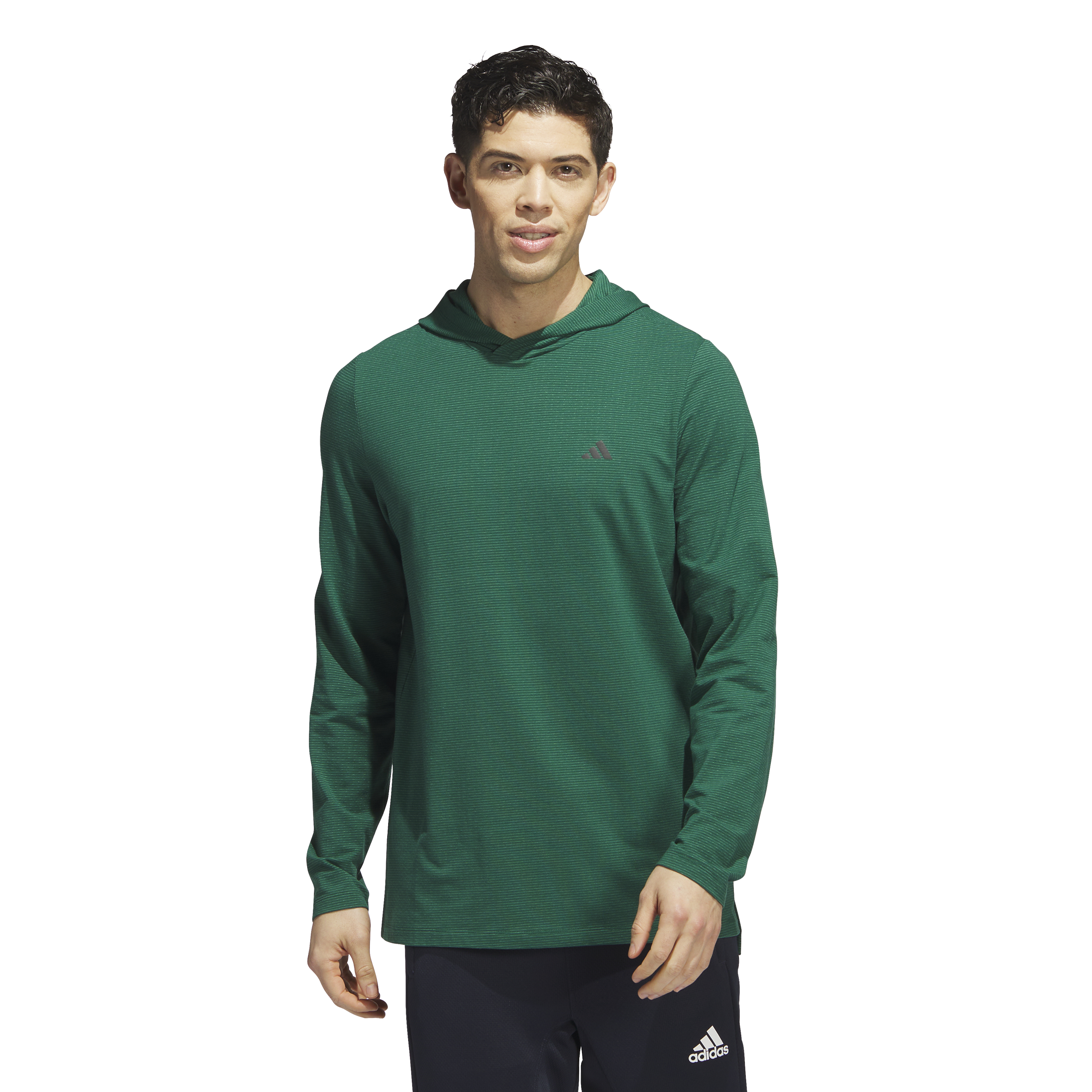 Mens Axis Tech Hooded Long Sleeve Top
