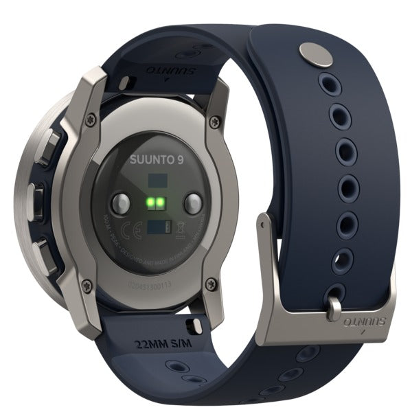 9 Peak Granite Blue Titanium GPS Watch