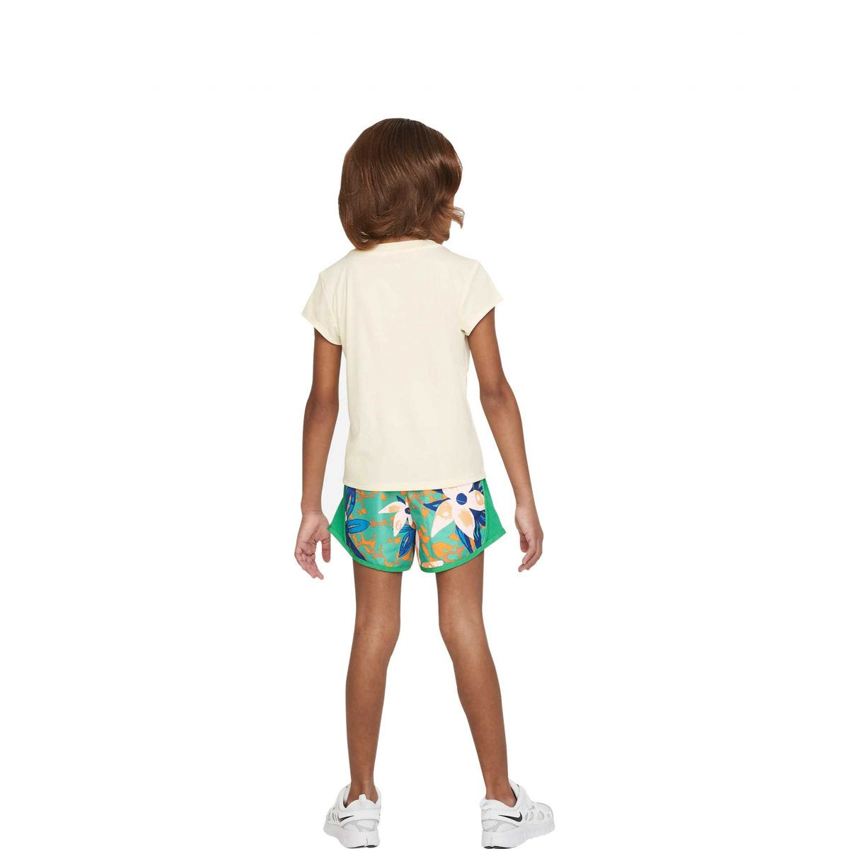 Girls Performance Dri-Fit Printed T-Shirt Short Set