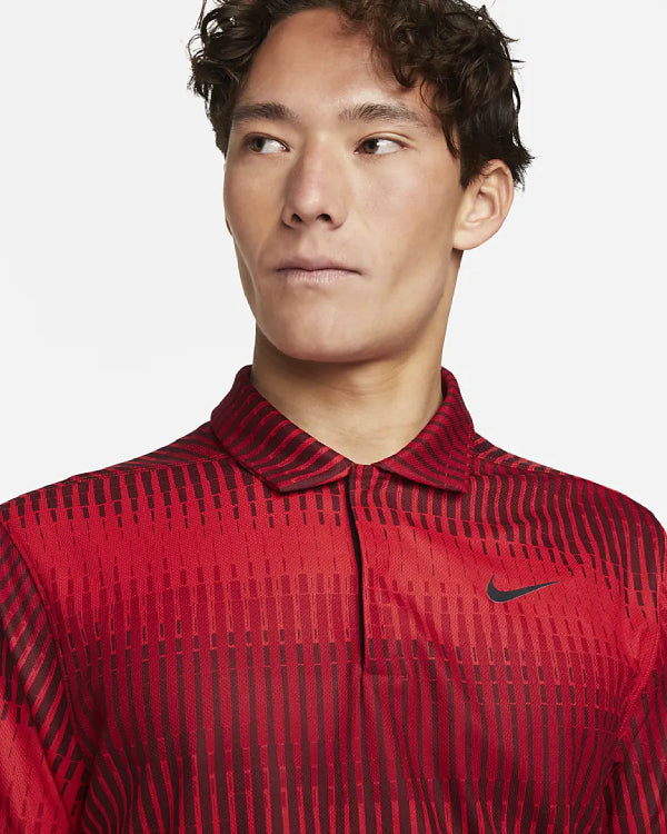 Mens Tiger Woods Dri-Fit Printed Golf Polo Shirt