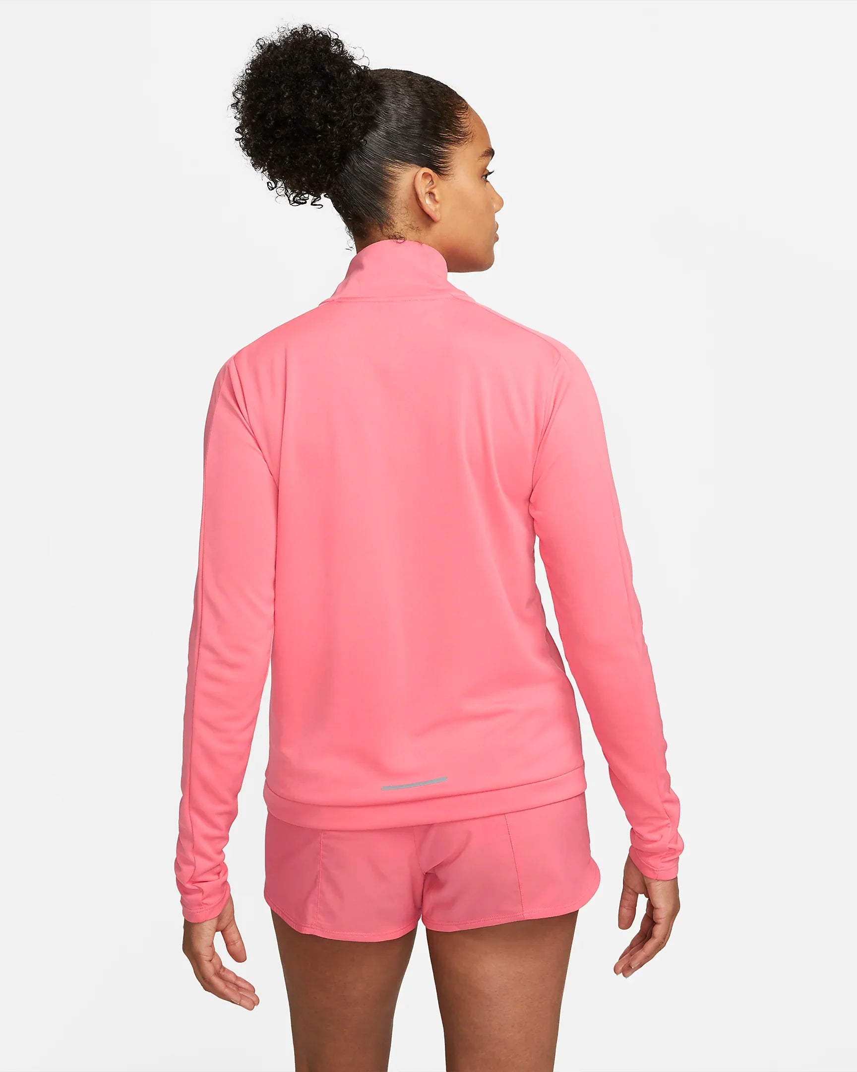 Womens Dri-Fit Swoosh Half Zip Long Sleeve T-Shirt