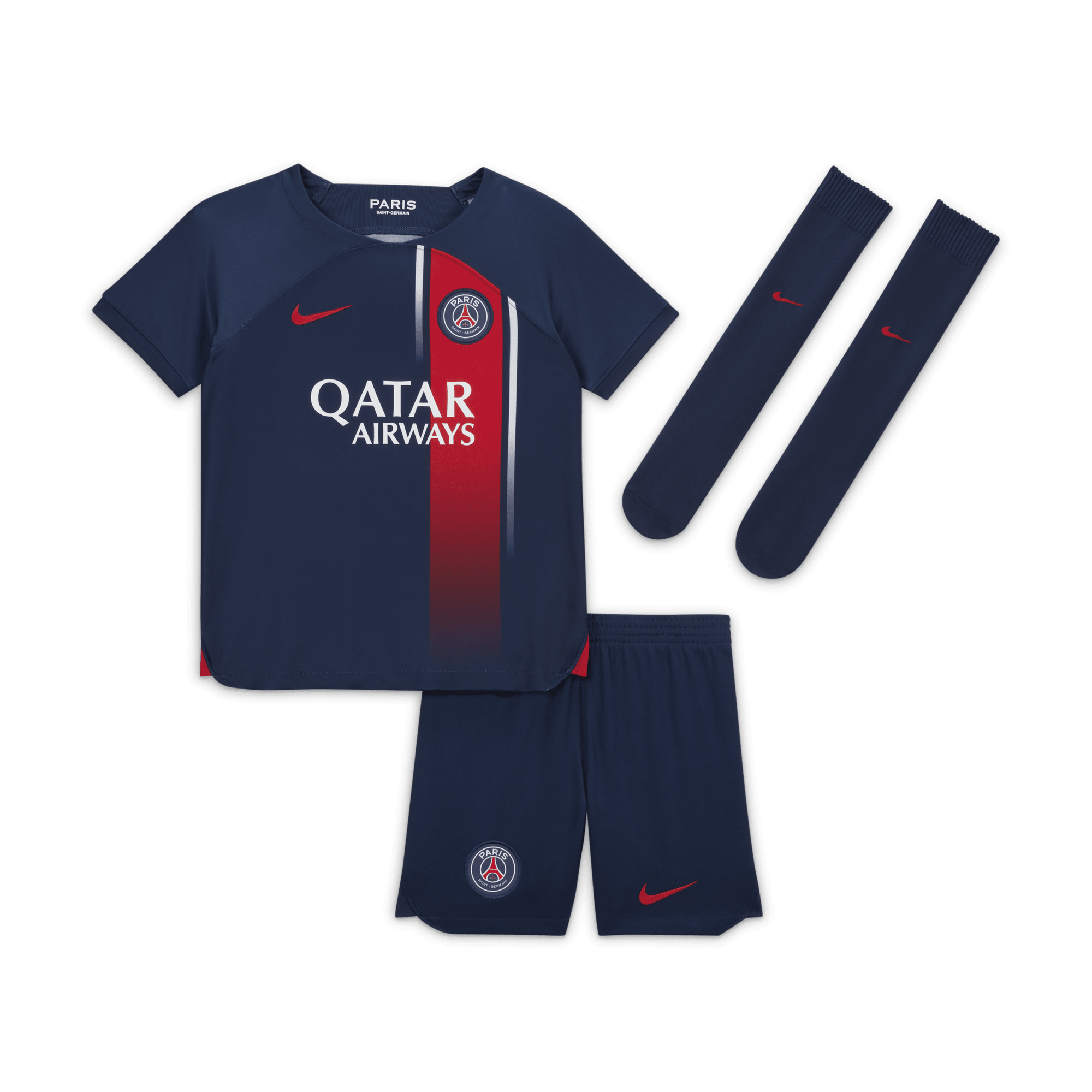 Kids Paris Saint-Germain FC Home Replica Kit 23/24