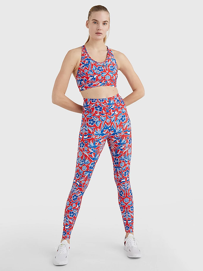 Womens High Rise All Over Print Tight