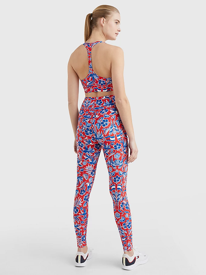 Womens High Rise All Over Print Tight