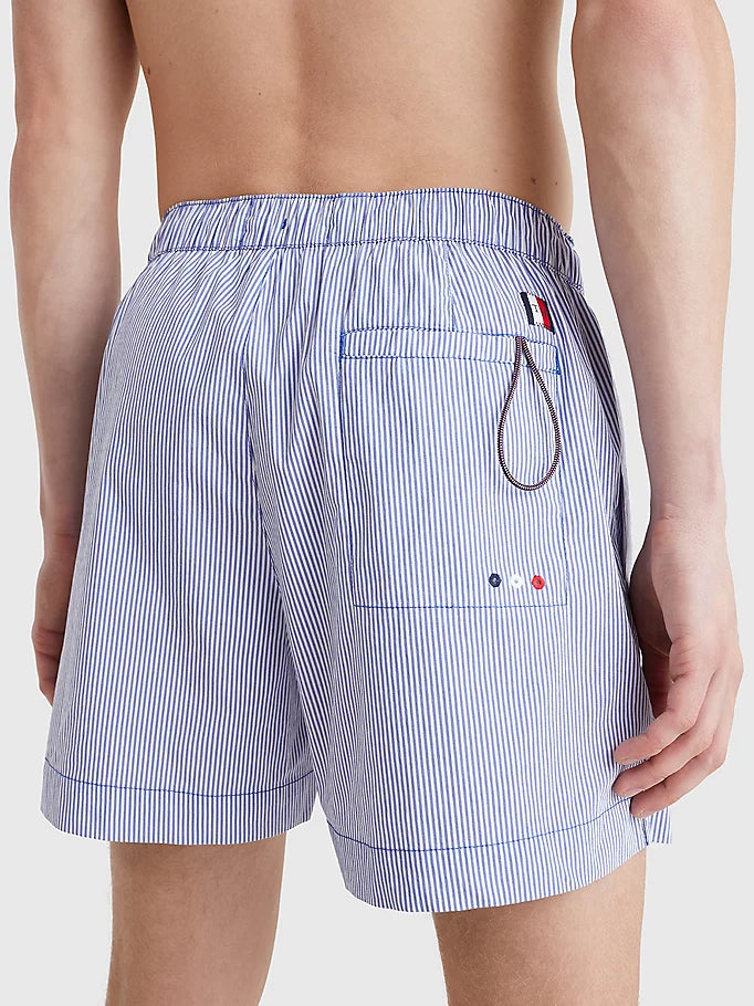 Mens Hilfiger Logo Twist Mid Length Swim Shorts