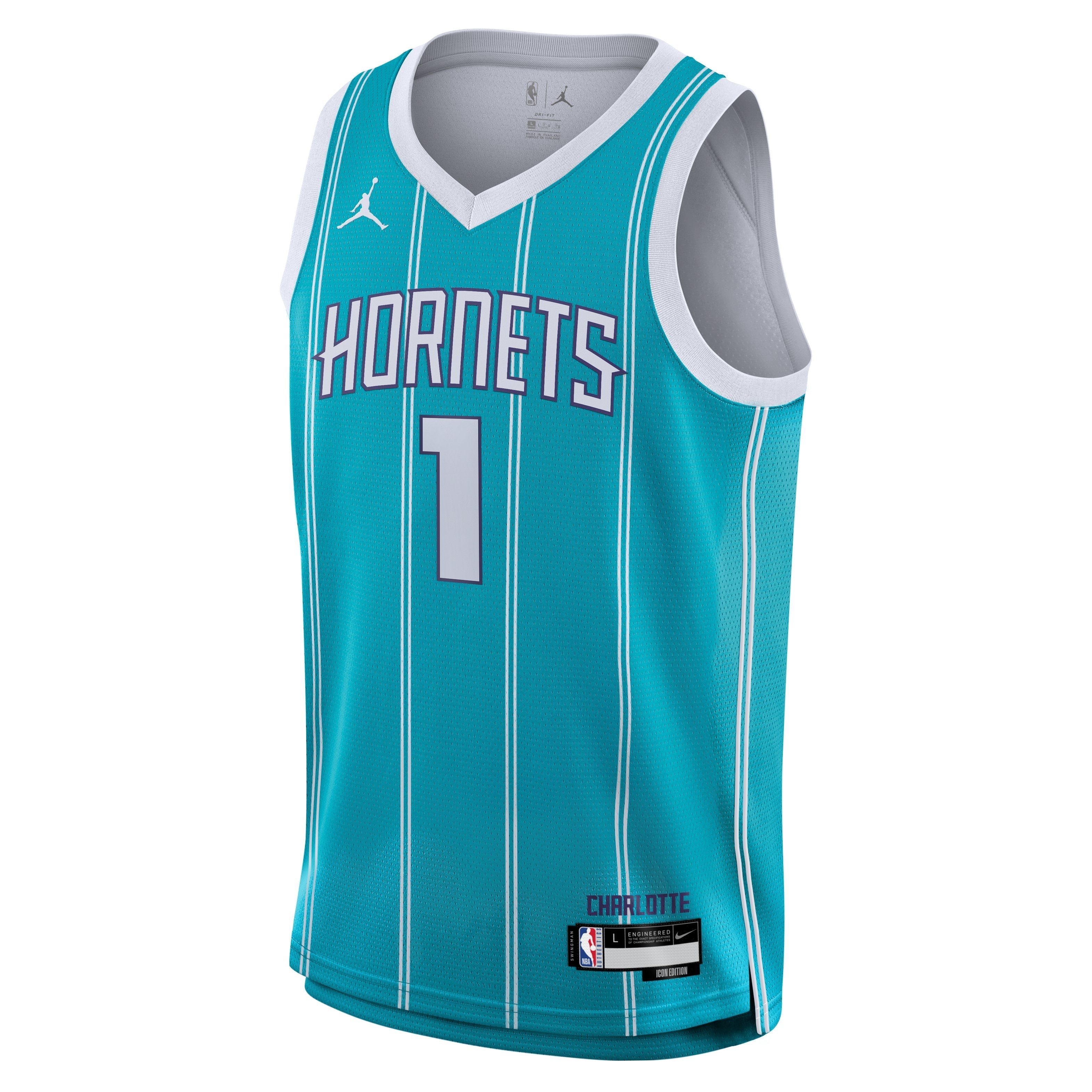 Boys Charl. Hornets Lamelo Ball Icon Swingman Replica Jersey