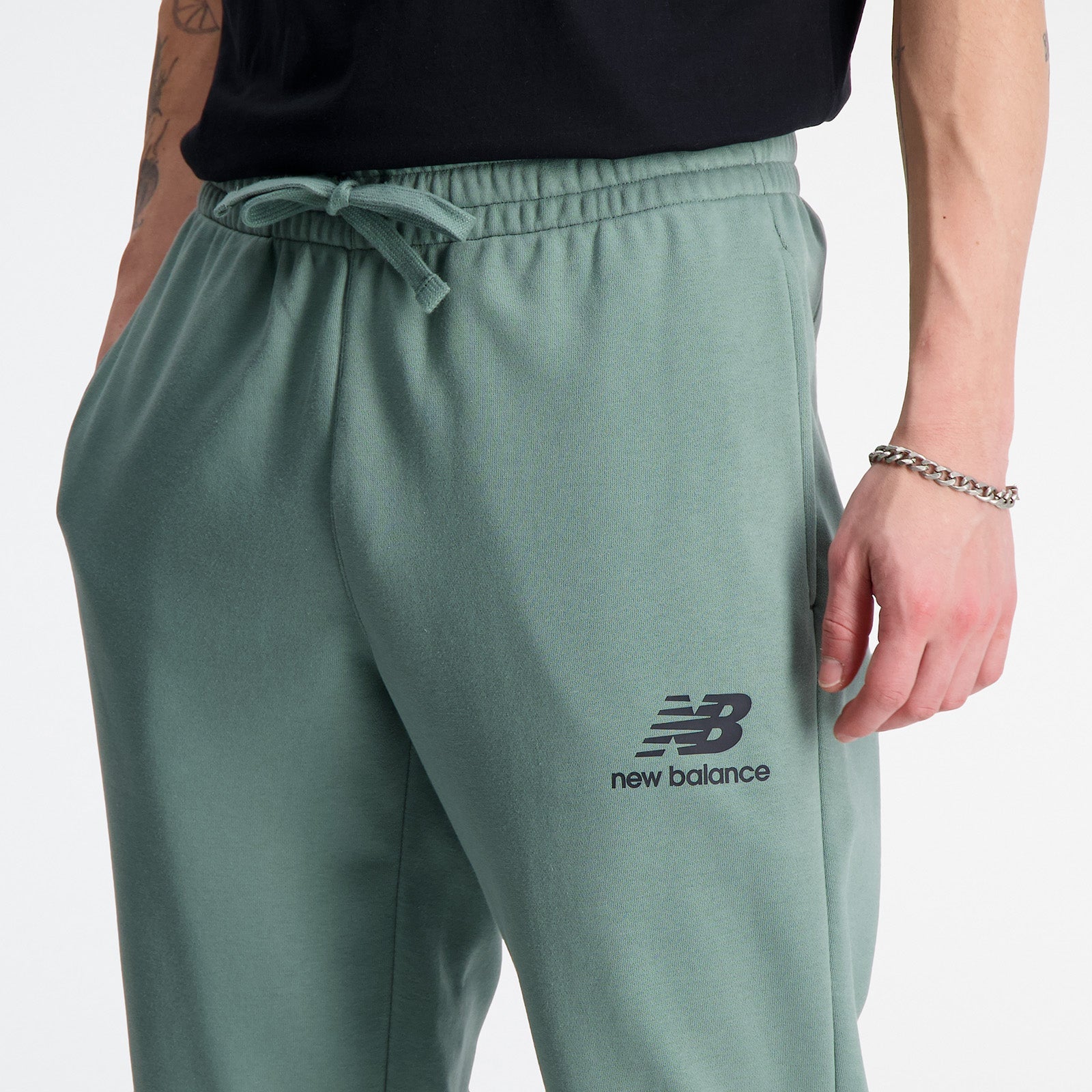 Mens Essentials Stacked Slim Pant